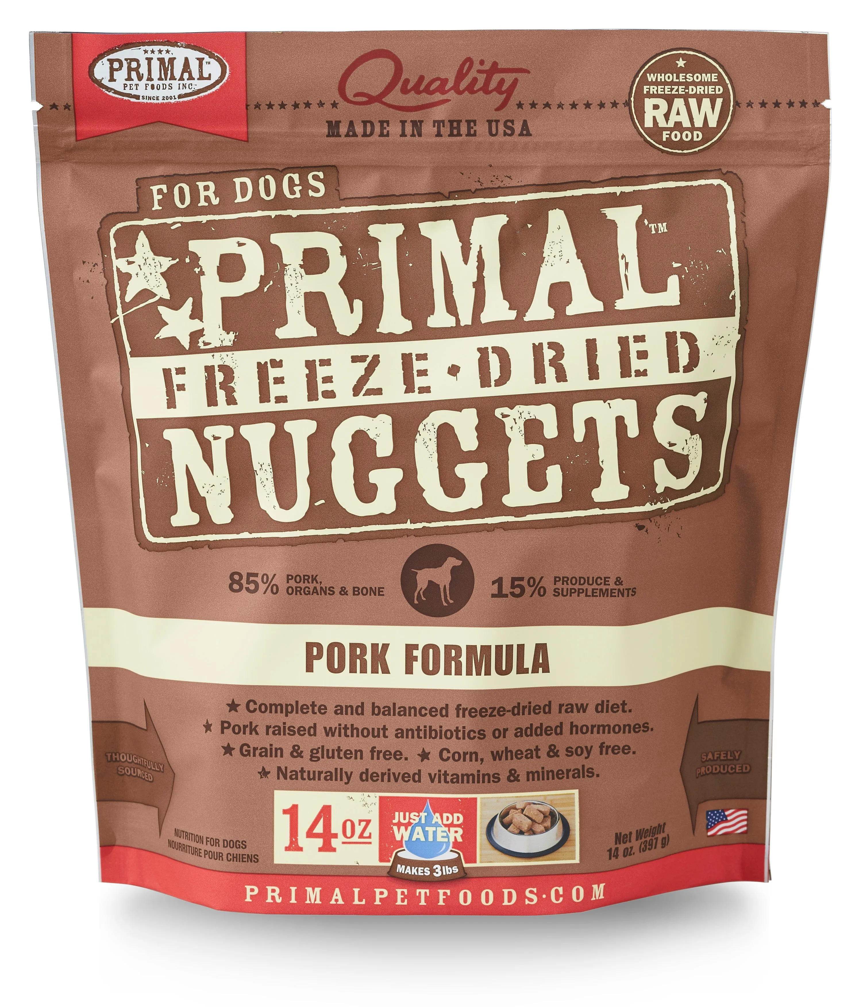 Primal Freeze-Dried Pork Formula