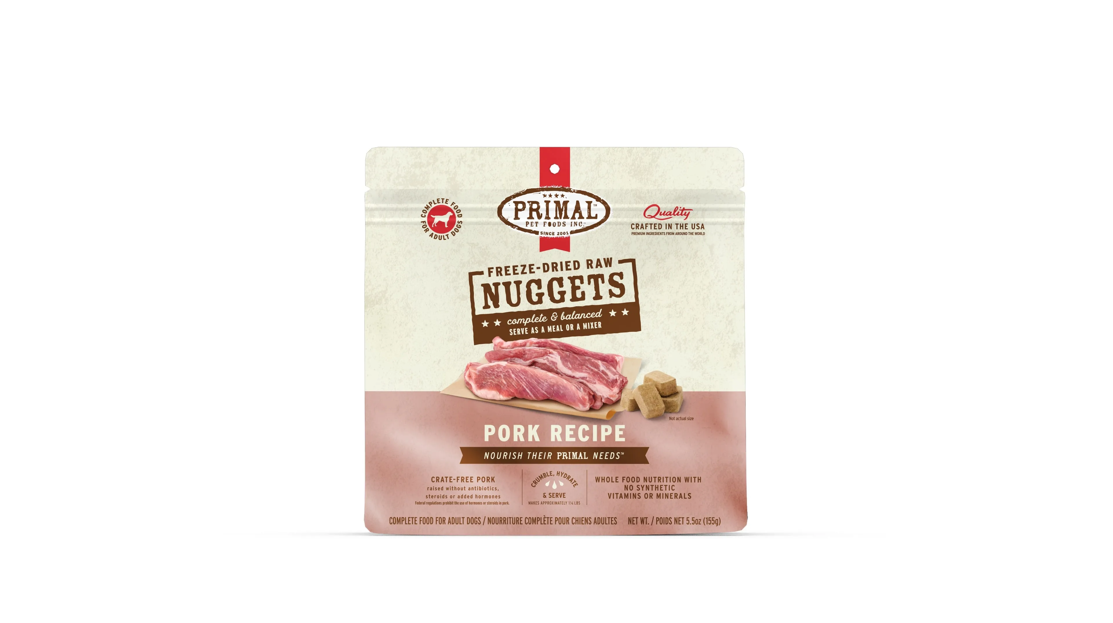 Primal Freeze-Dried Pork Formula