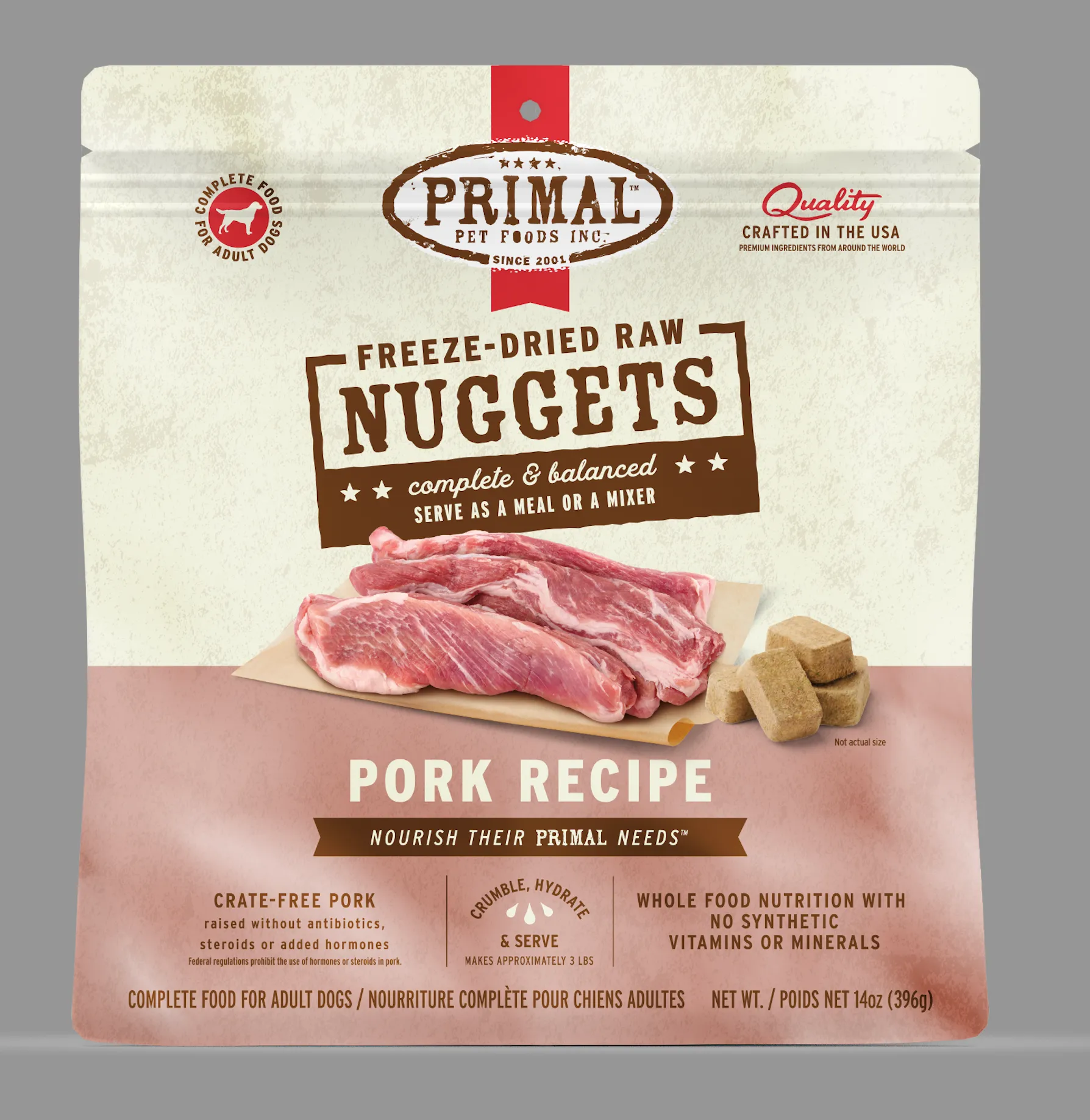 Primal Freeze-Dried Pork Formula