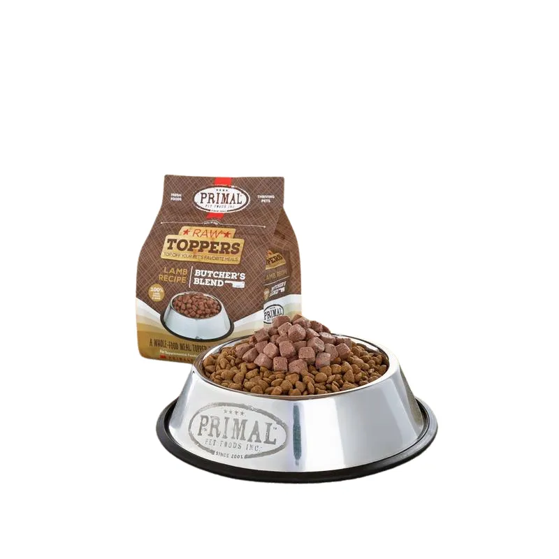 Primal Frozen Raw Dog Food Butcher's Blend Topper - Lamb 2lb *Special Order Only*