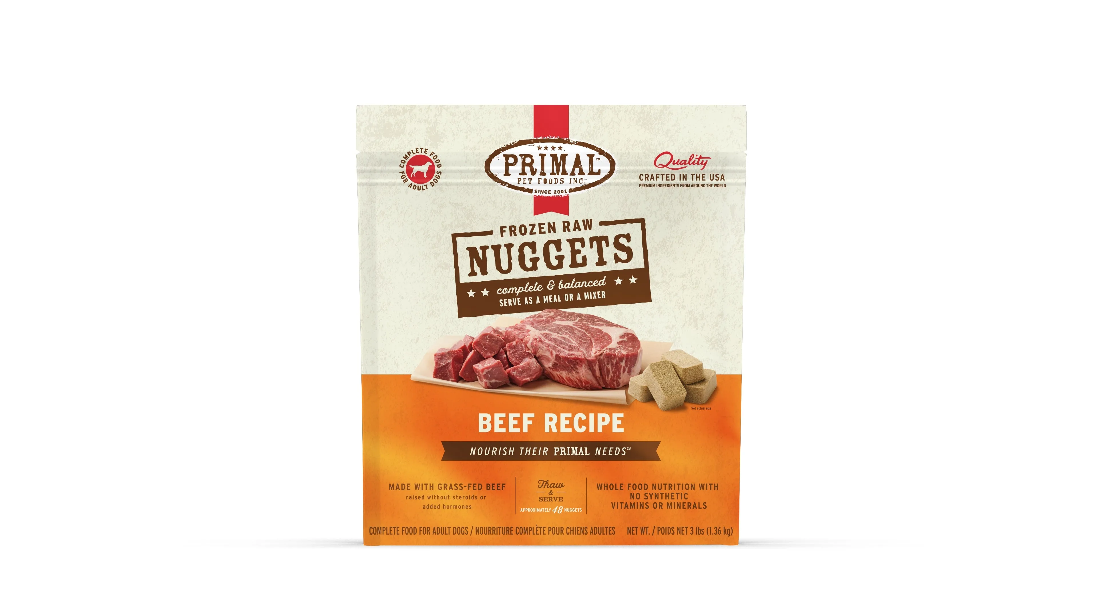 Primal Raw Frozen Beef Formula