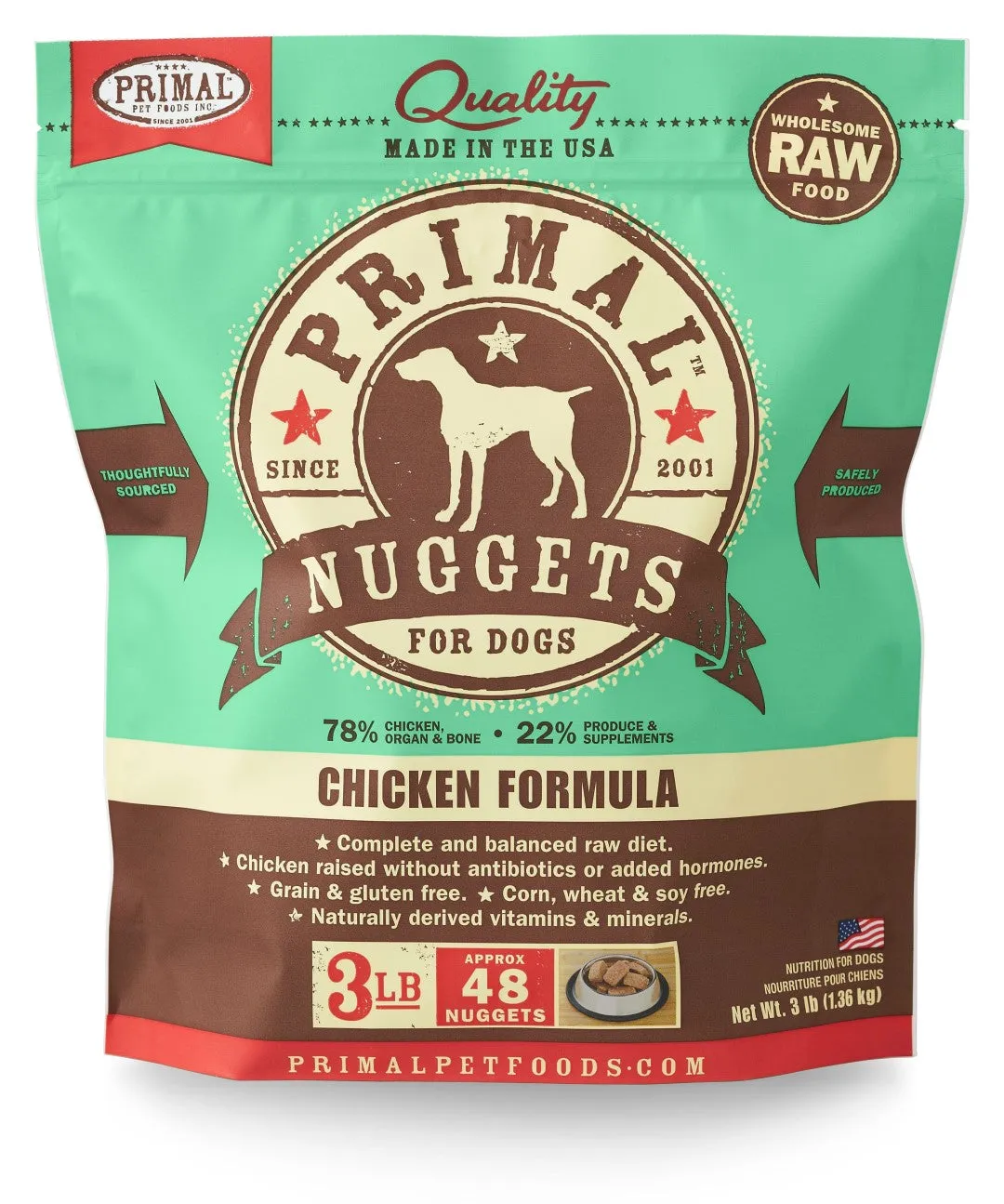 Primal Raw Frozen Chicken Formula