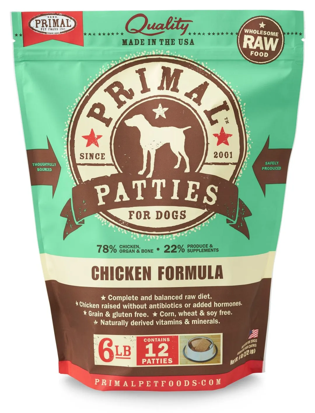 Primal Raw Frozen Chicken Formula