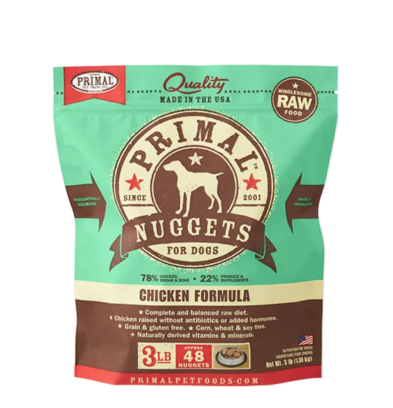 Primal Raw Frozen Chicken Formula