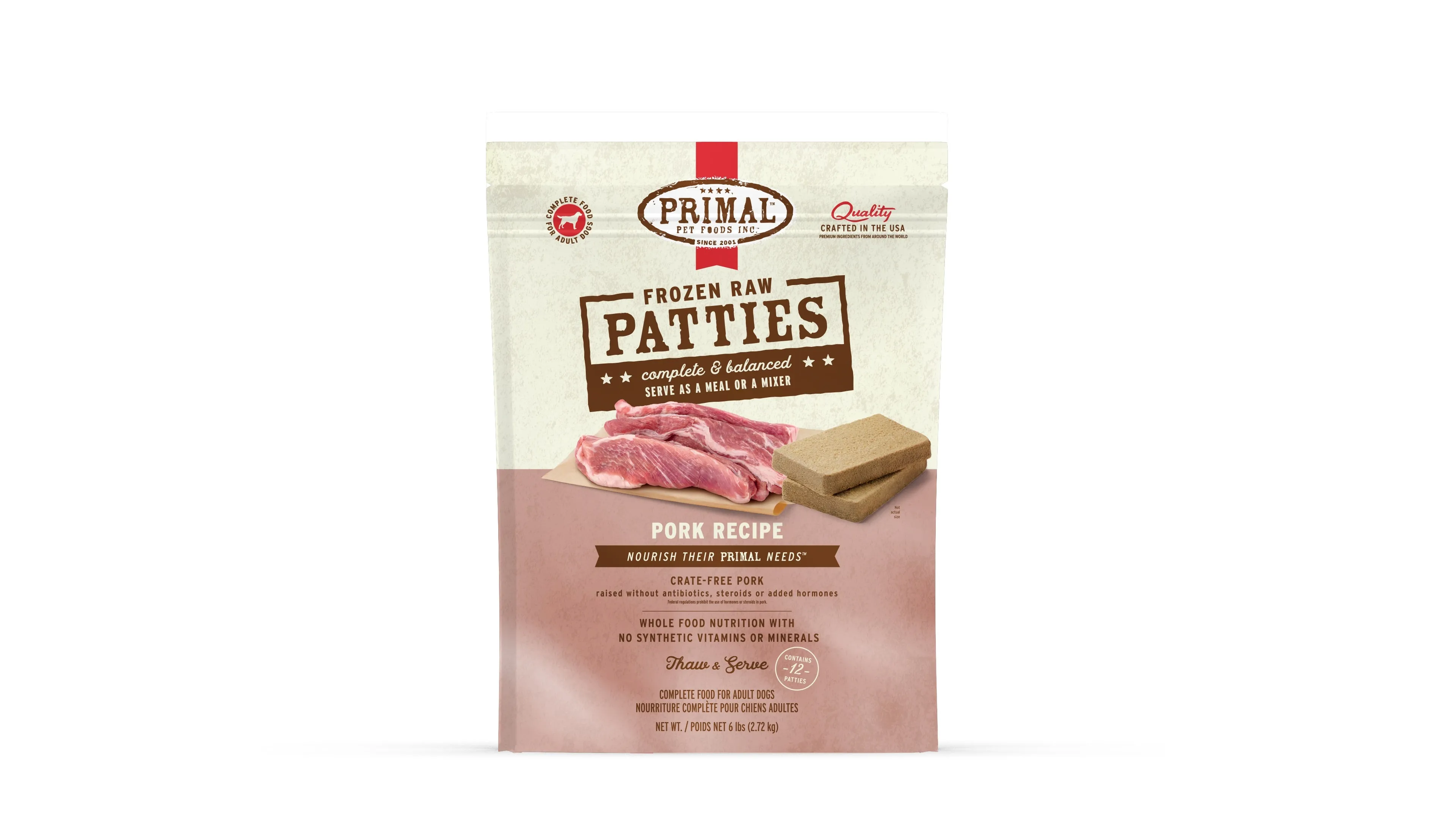 Primal Raw Frozen Pork Formula