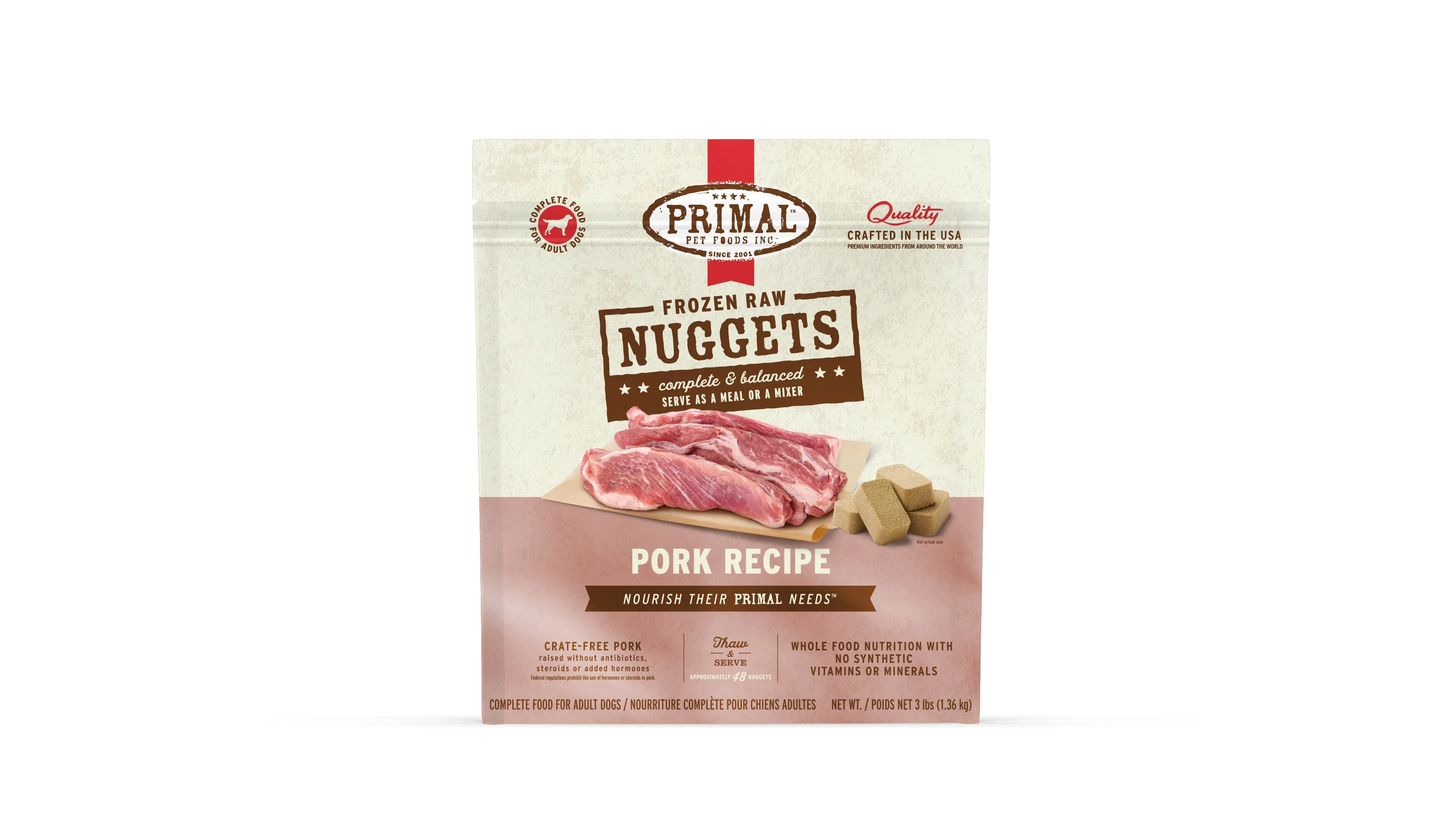 Primal Raw Frozen Pork Formula