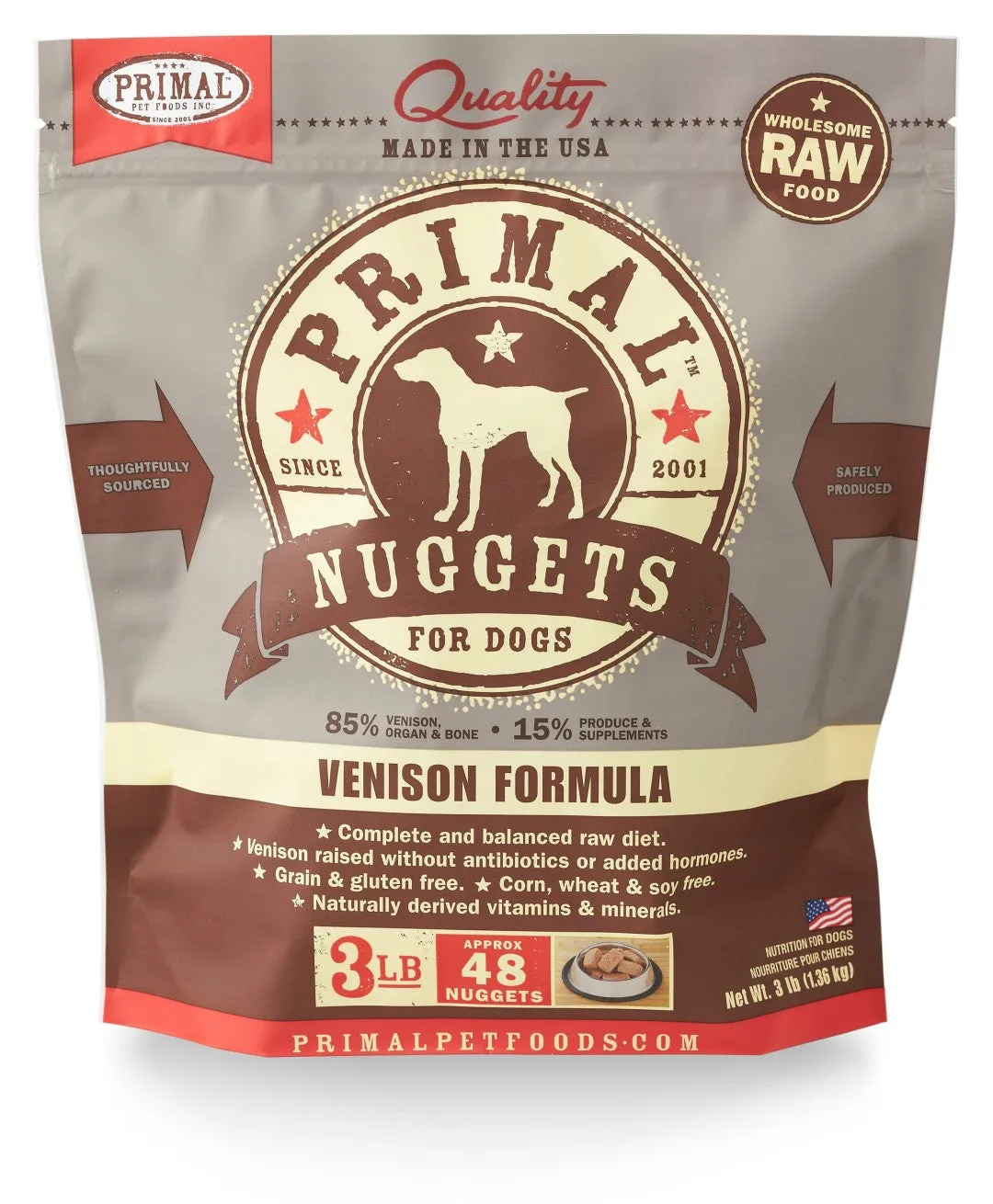 Primal Raw Frozen Venison Formula