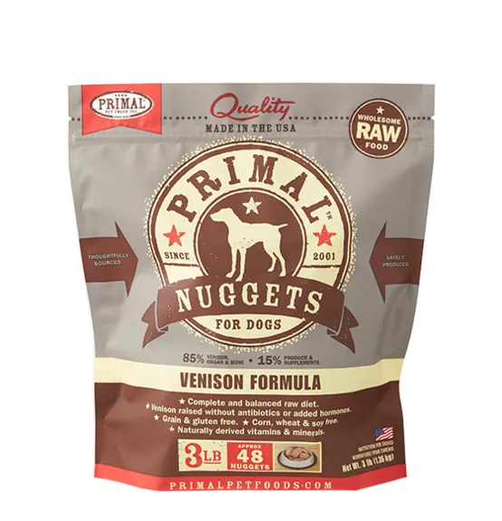 Primal Raw Frozen Venison Formula