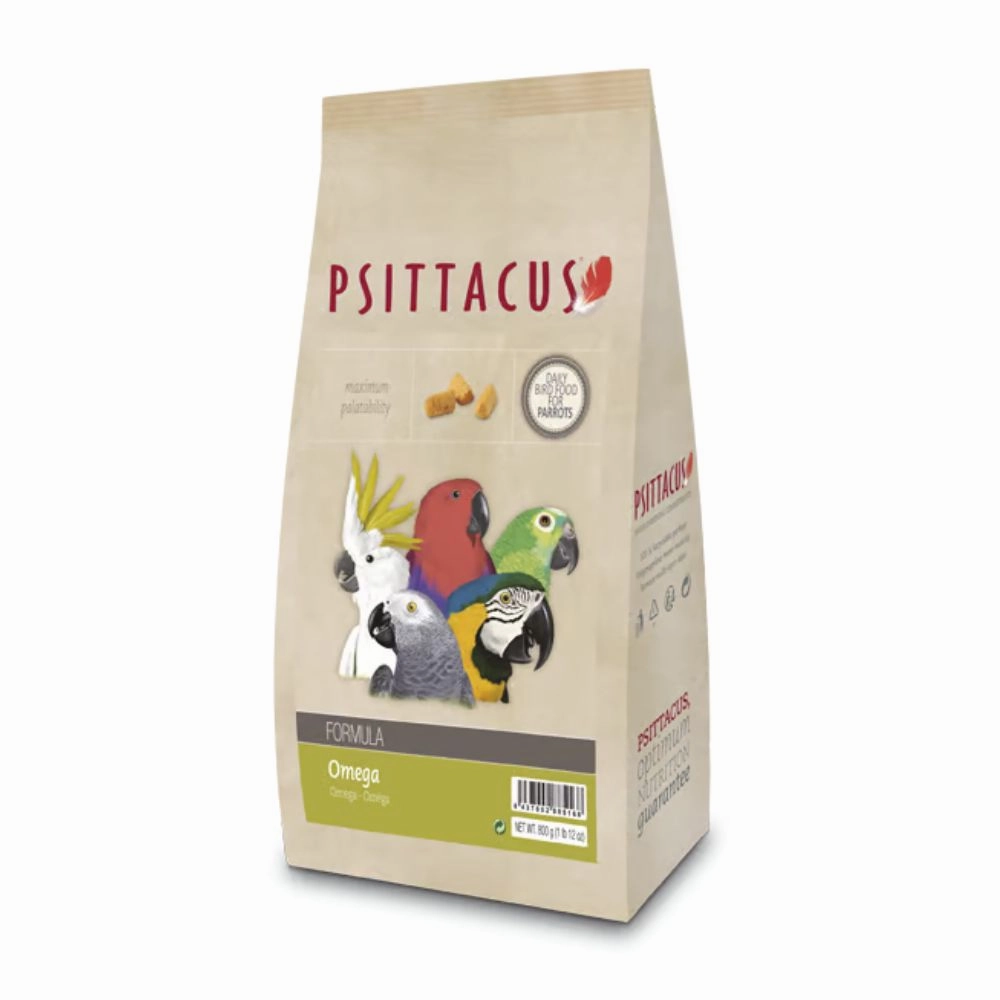 Psittacus Formula Daily Bird Food For Parrots Omega 800g
