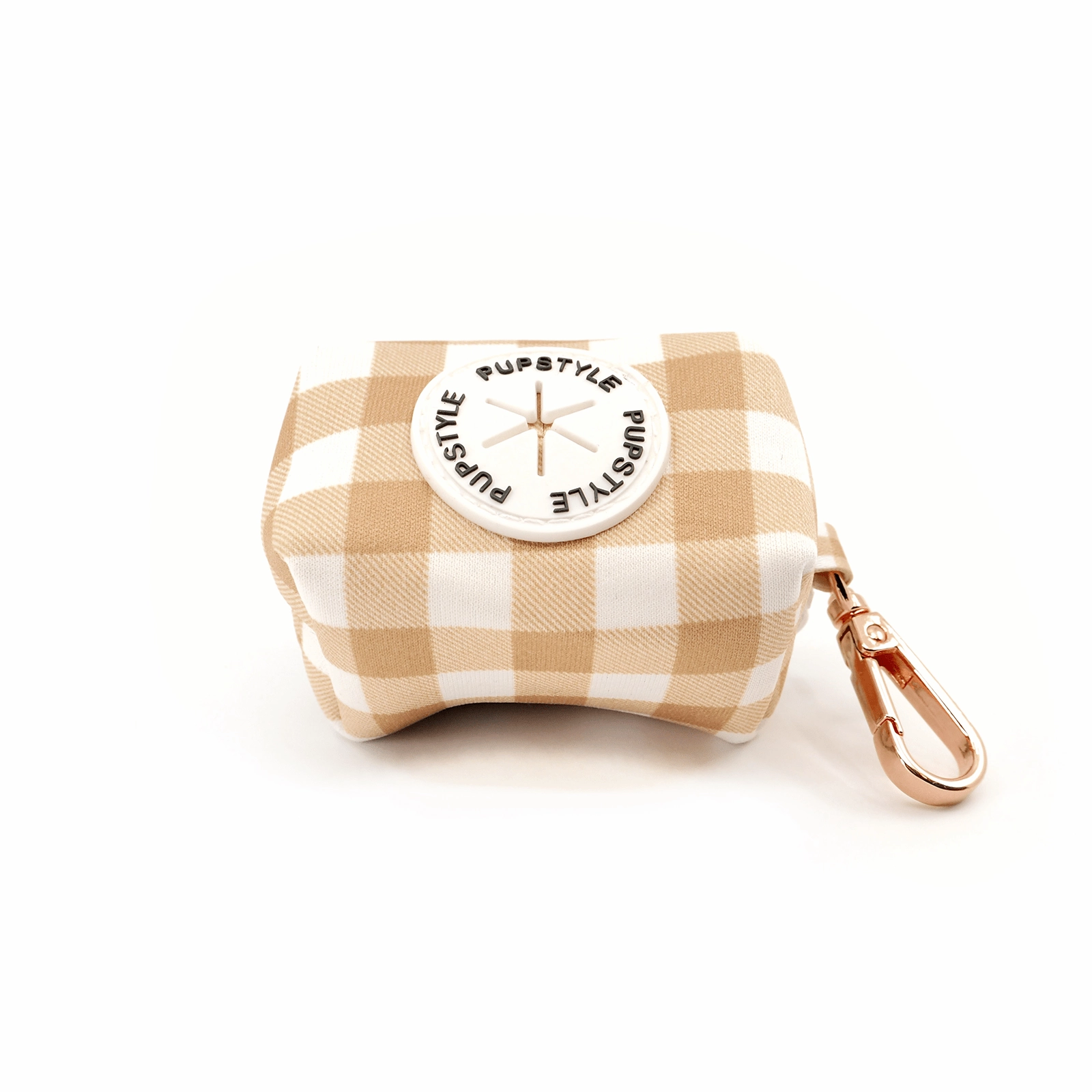 Pupstyle Dog Poop Bag Holder Creme Brulee