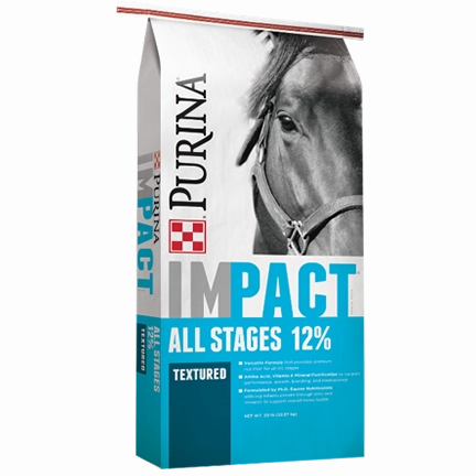Purina Impact All Life Stages 12% Textured Horse Feed