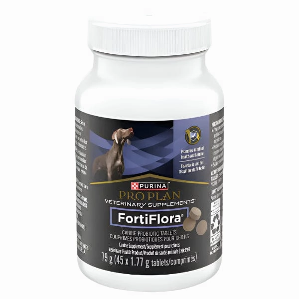 Purina Pro Plan Veterinary Supplements FortiFlora: Probiotic Tablet Supplement for Dogs