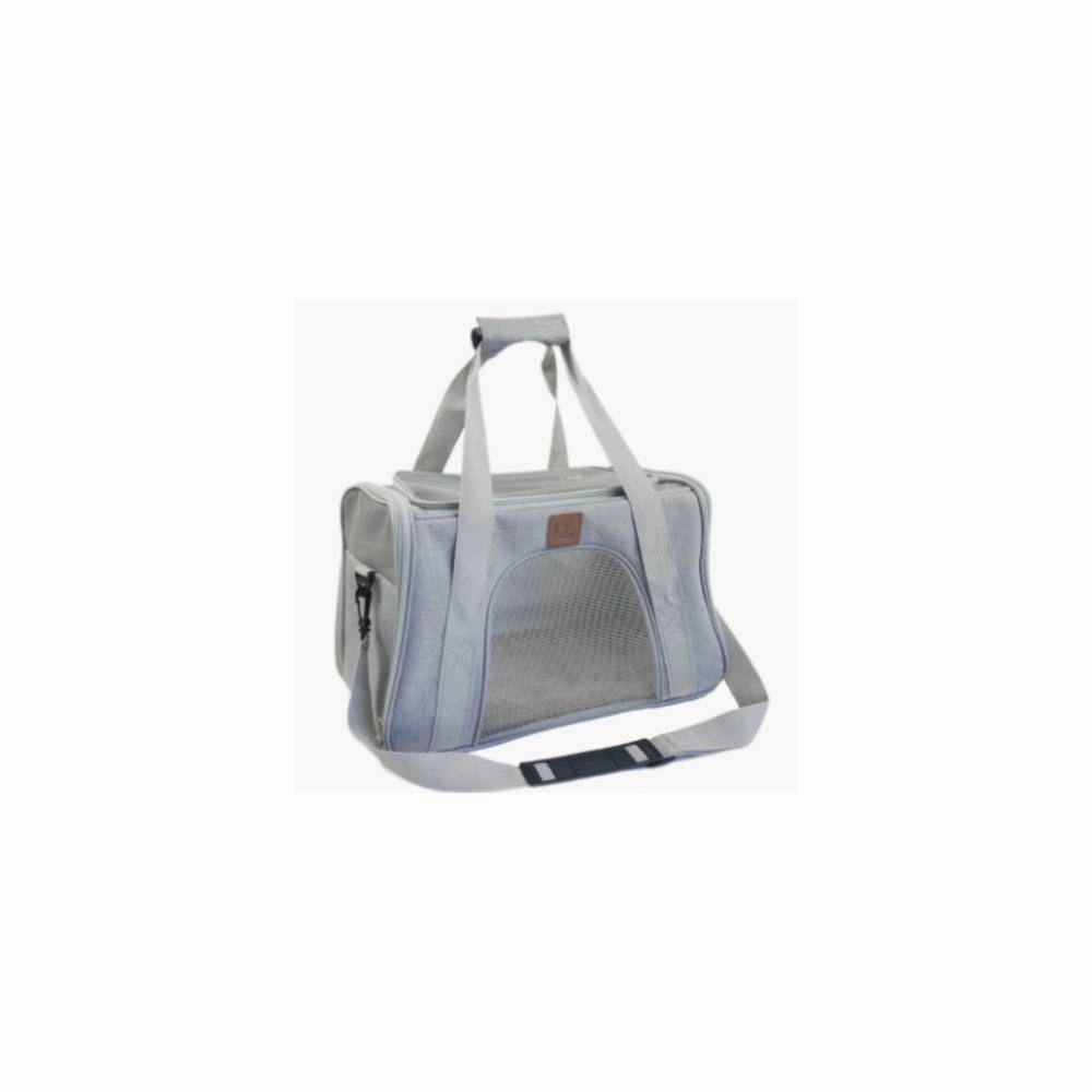 Purrpy Pet Carrier Light Grey L45xW25xH28cm