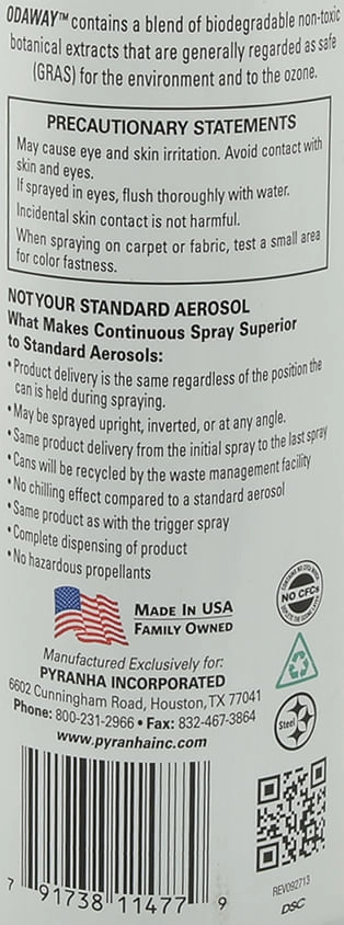 Pyranha Odaway Odor Absorber Spray