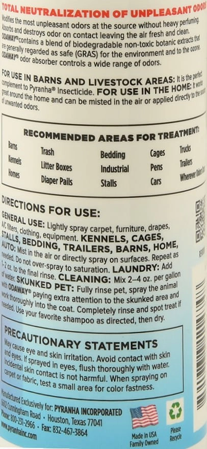 Pyranha Odaway Odor Absorber Spray