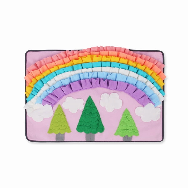 Rainbow Garden Snuffle Mat