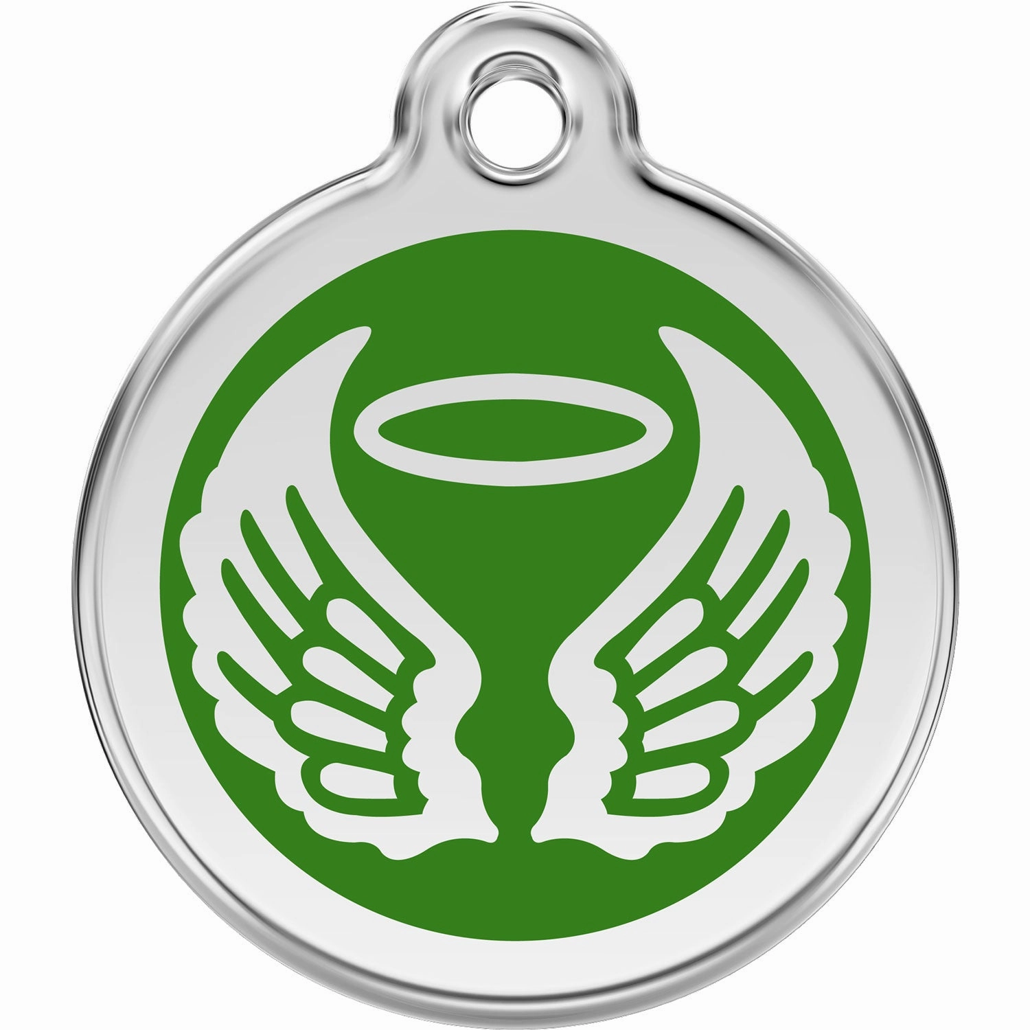 Red Dingo Angel Wings Pet ID Dog Tags