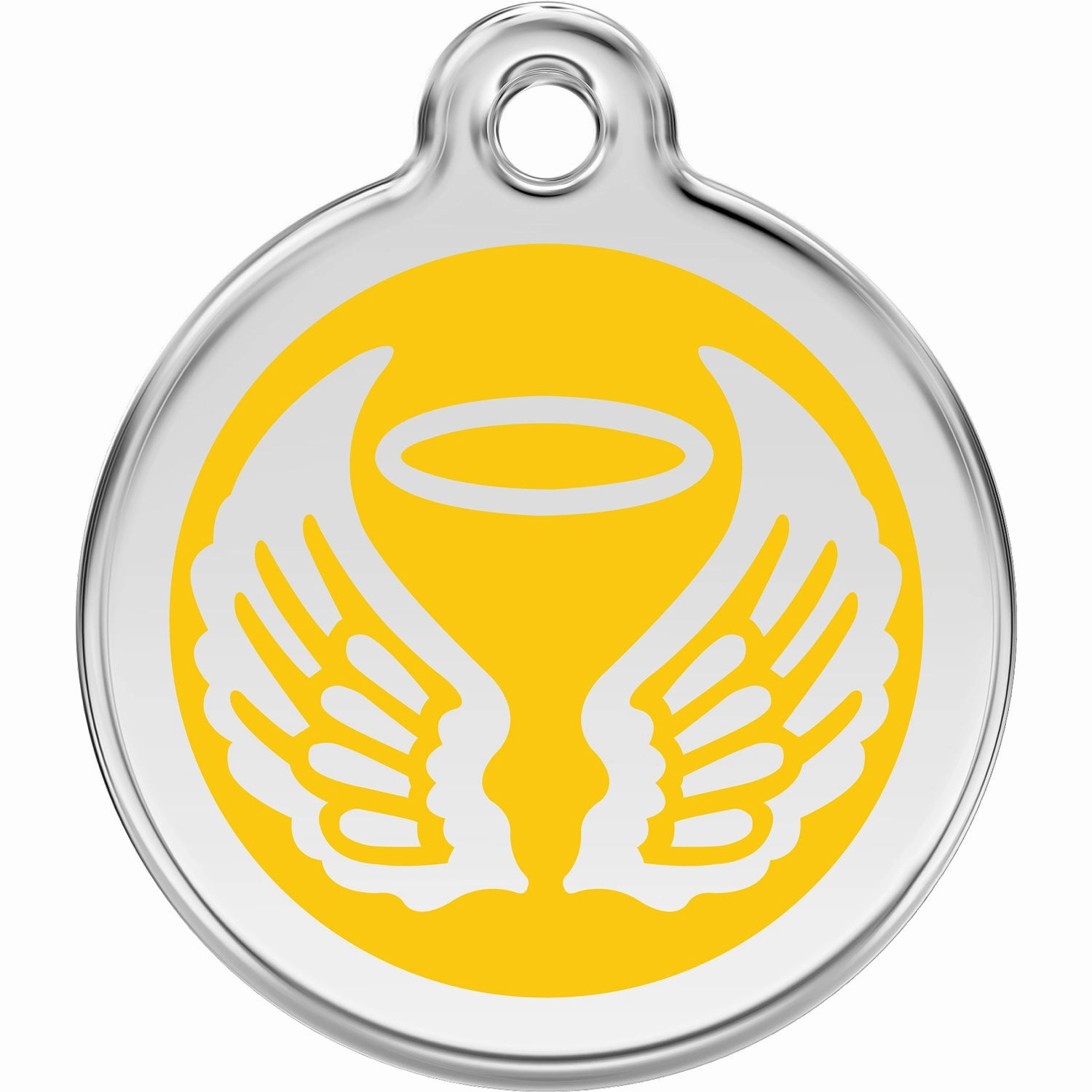 Red Dingo Angel Wings Pet ID Dog Tags