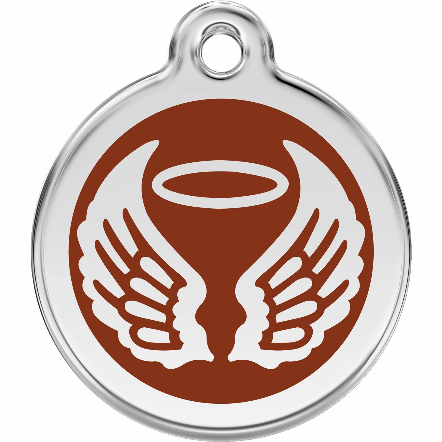 Red Dingo Angel Wings Pet ID Dog Tags