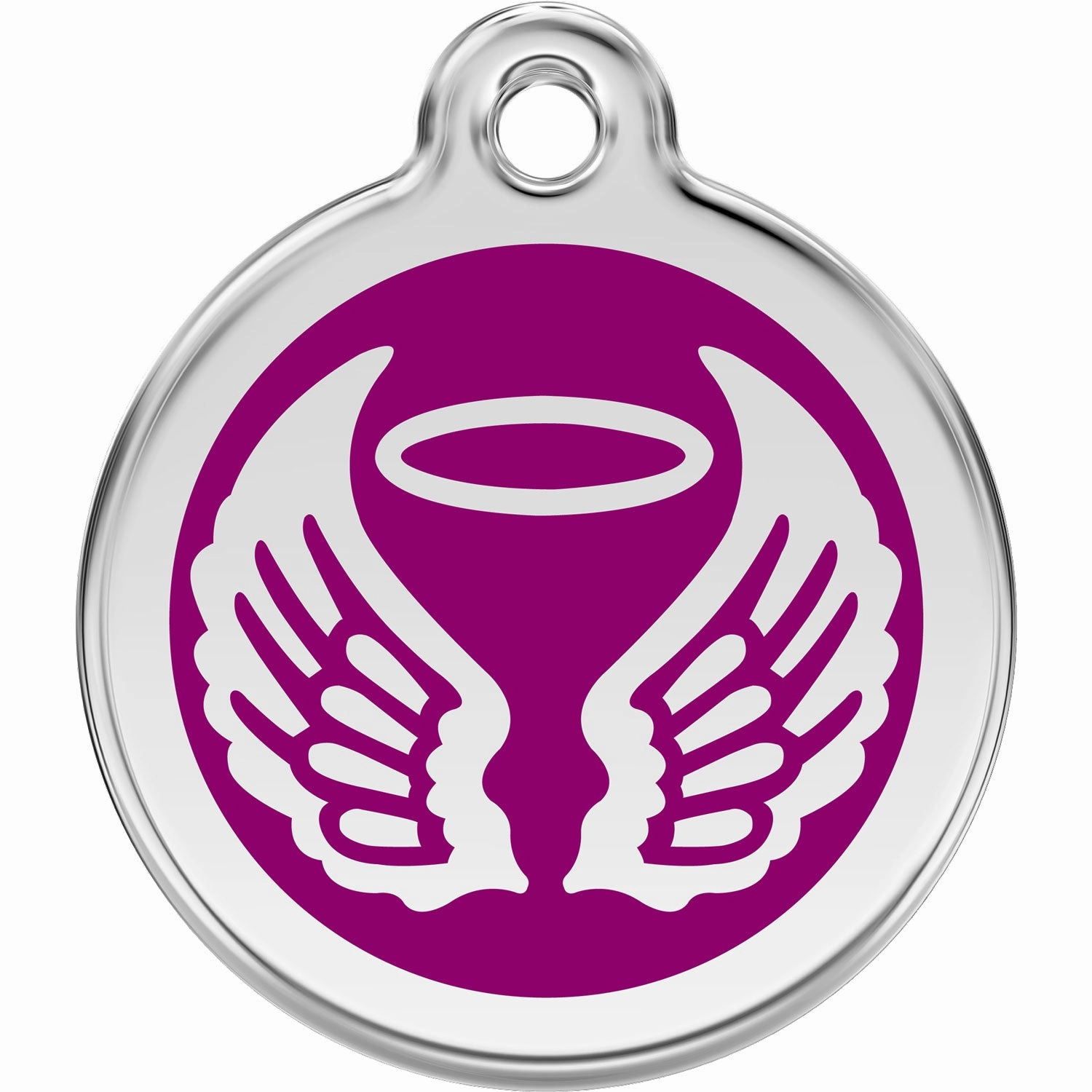 Red Dingo Angel Wings Pet ID Dog Tags