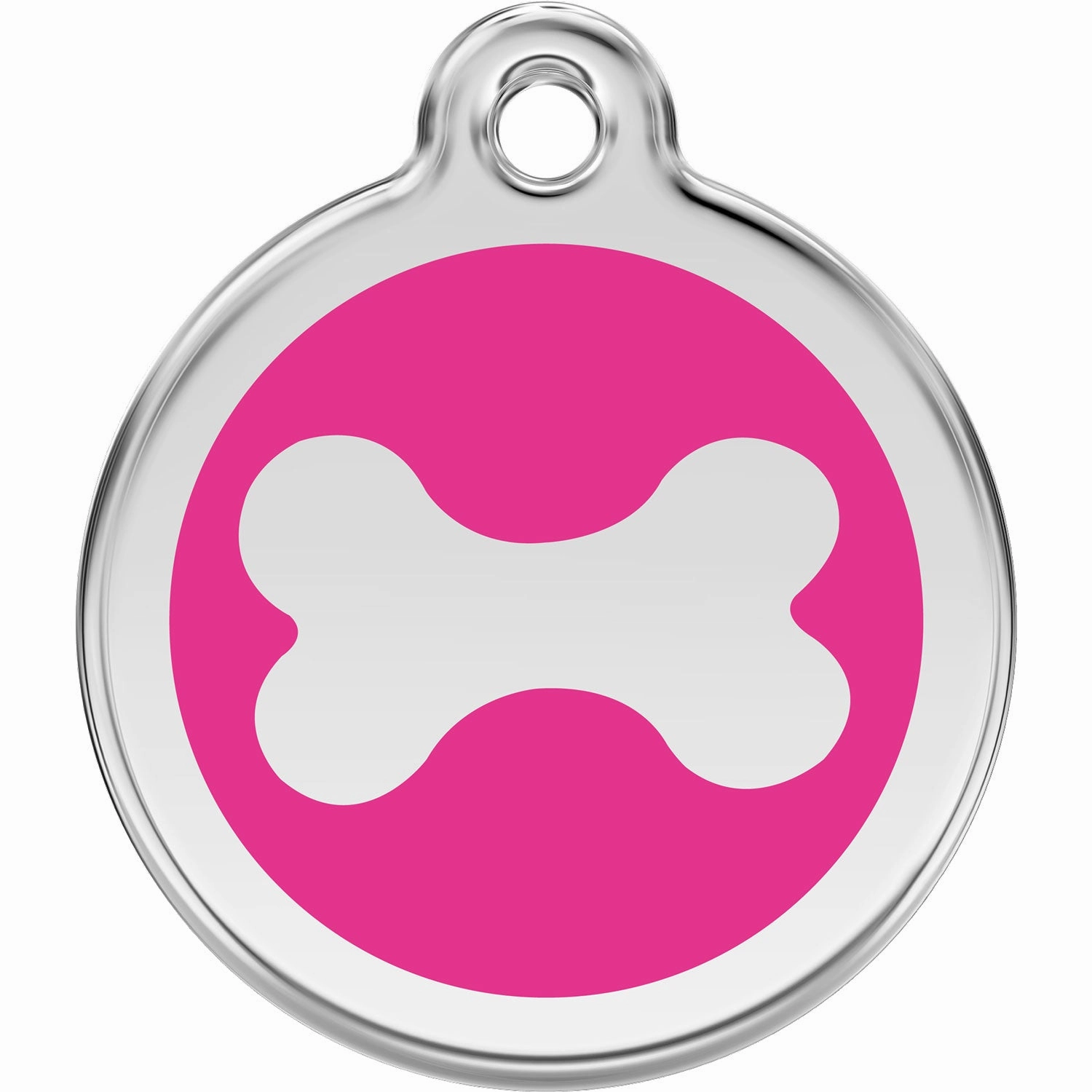 Red Dingo Bone Pet ID Dog Tags