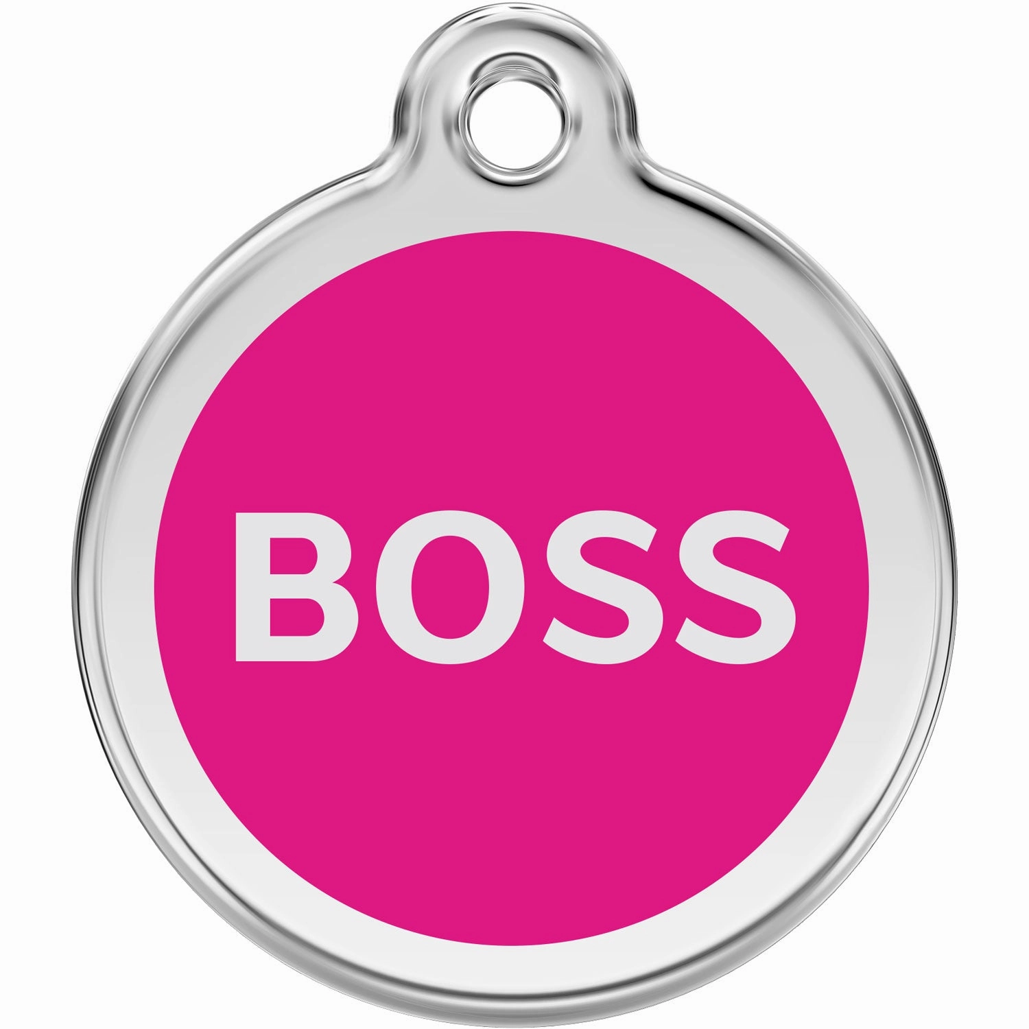 Red Dingo Boss Pet ID Dog Tags