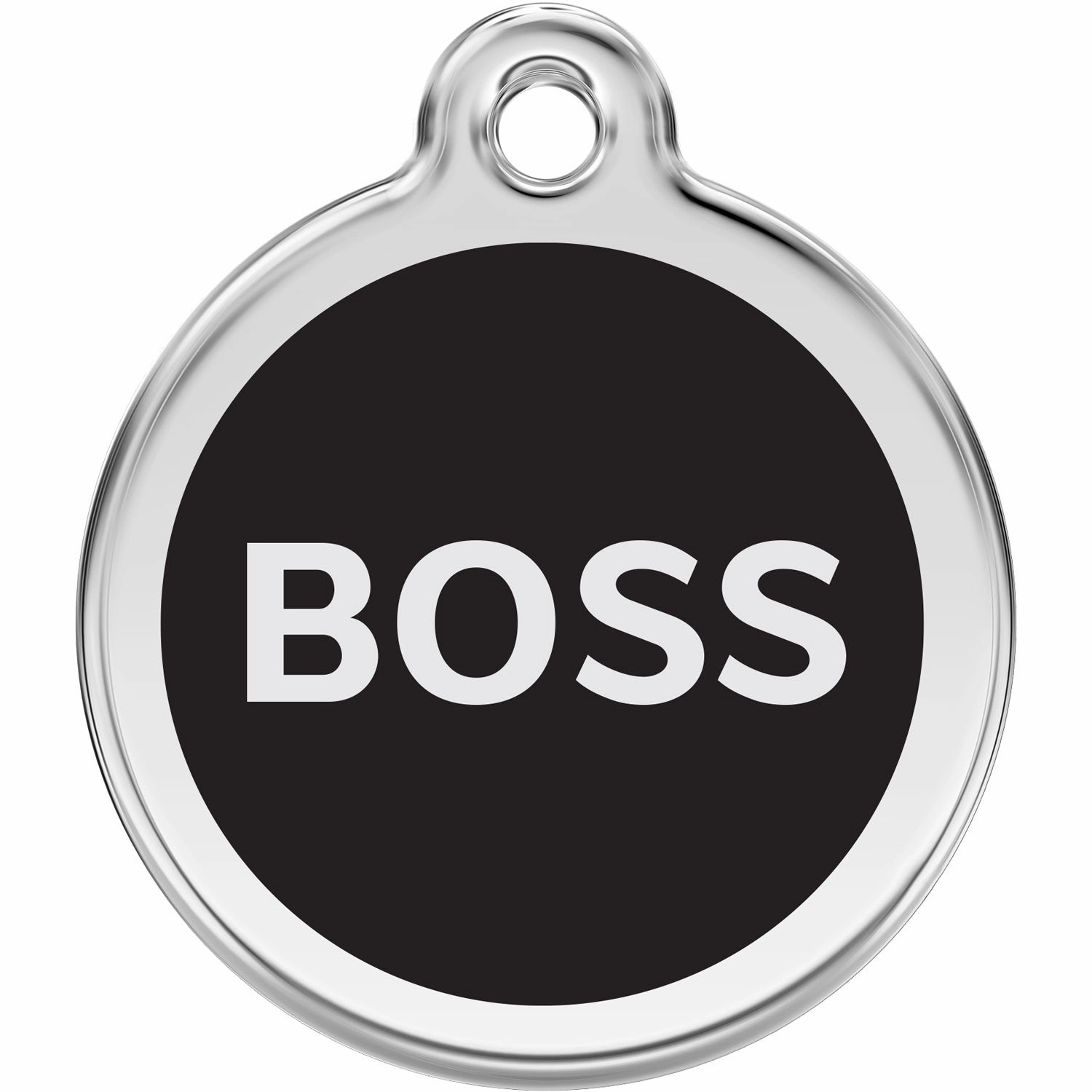 Red Dingo Boss Pet ID Dog Tags
