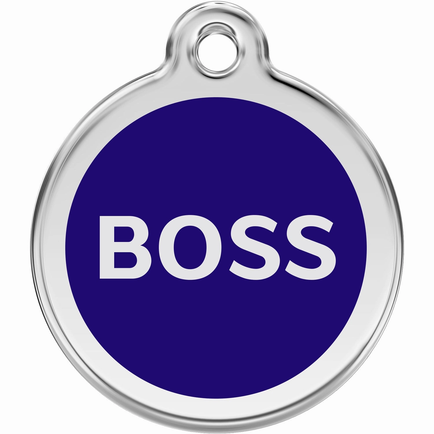 Red Dingo Boss Pet ID Dog Tags