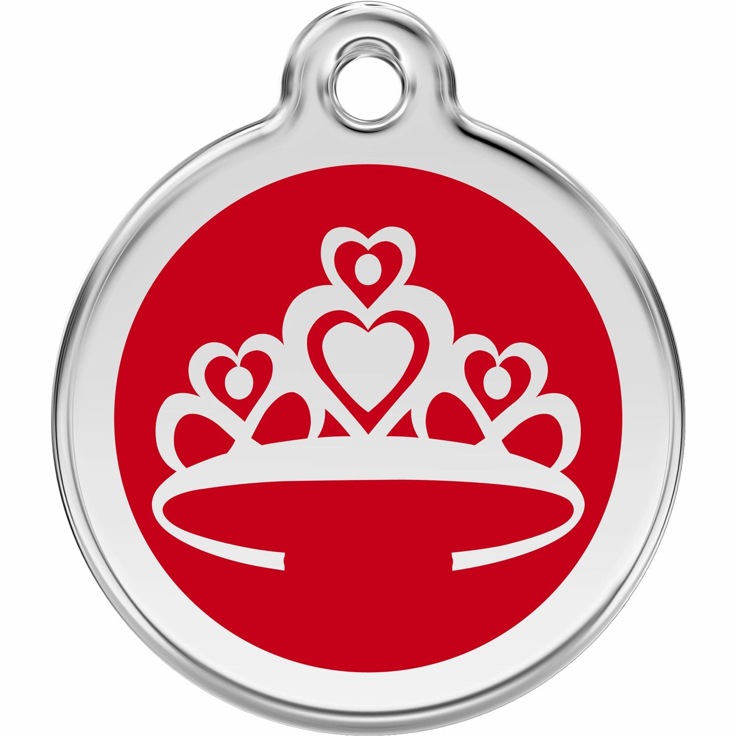 Red Dingo Crown Pet ID Dog Tags
