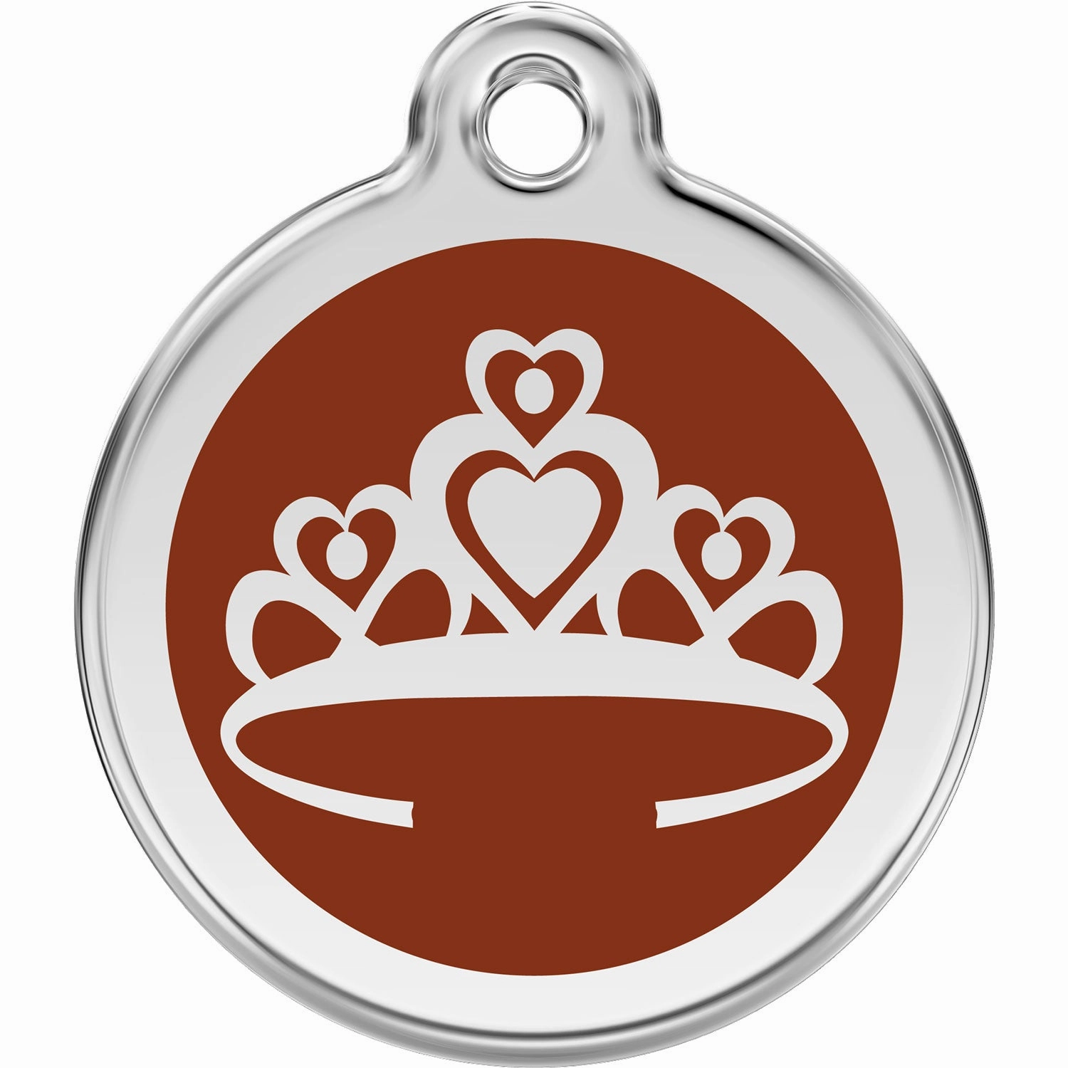 Red Dingo Crown Pet ID Dog Tags