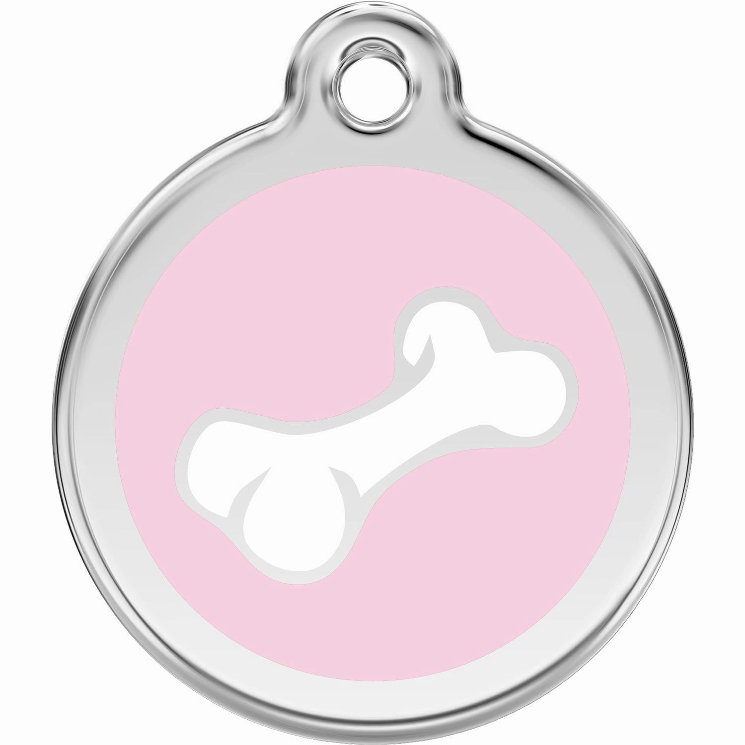 Red Dingo Diagonal Bone Pet ID Dog Tags