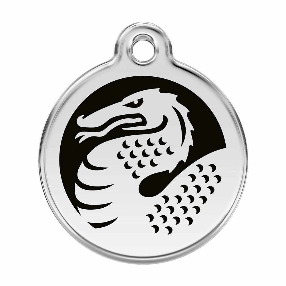 Red Dingo Dragon Pet ID Dog Tags