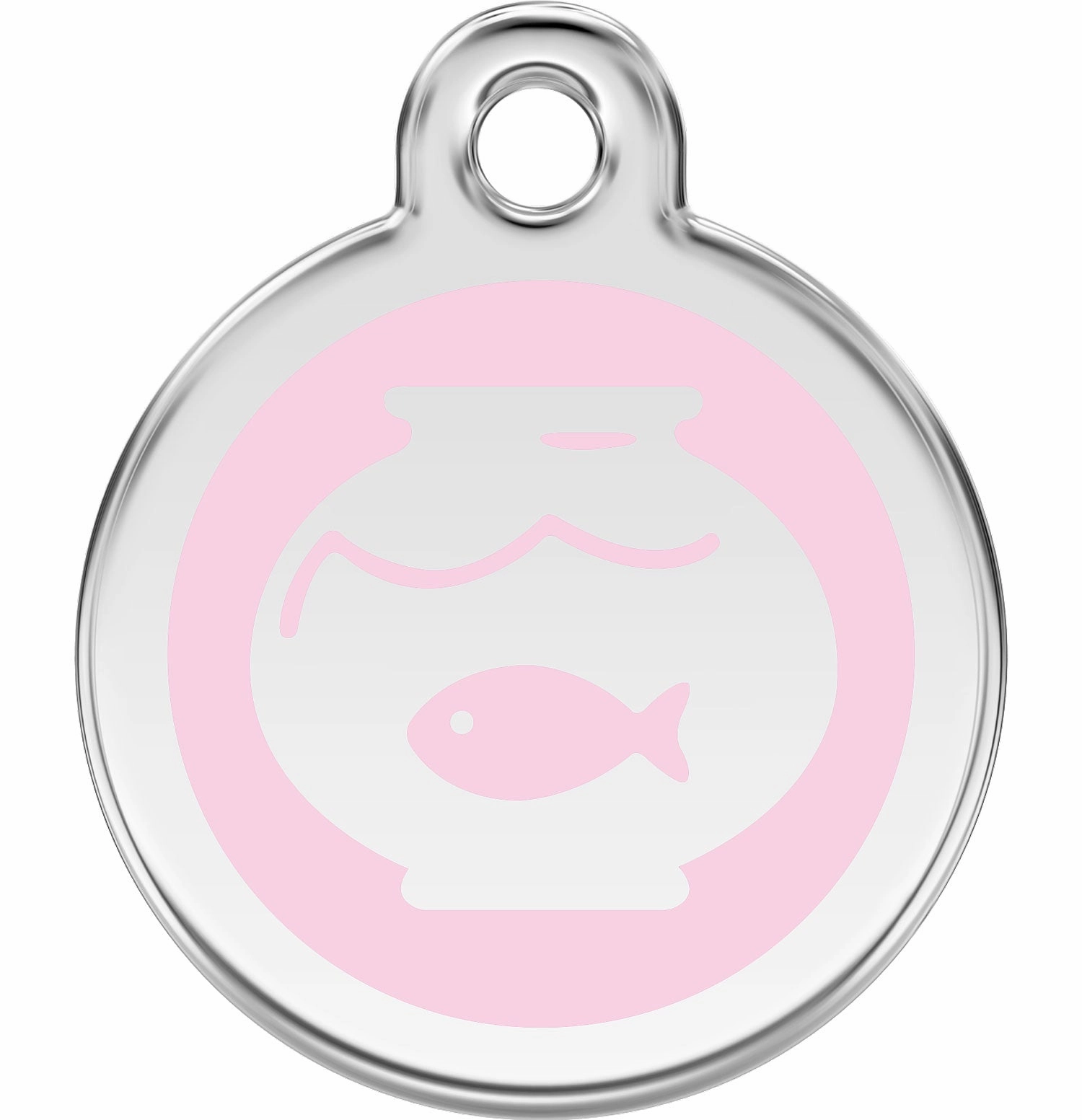 Red Dingo Fish Bowl Pet ID Cat Tags