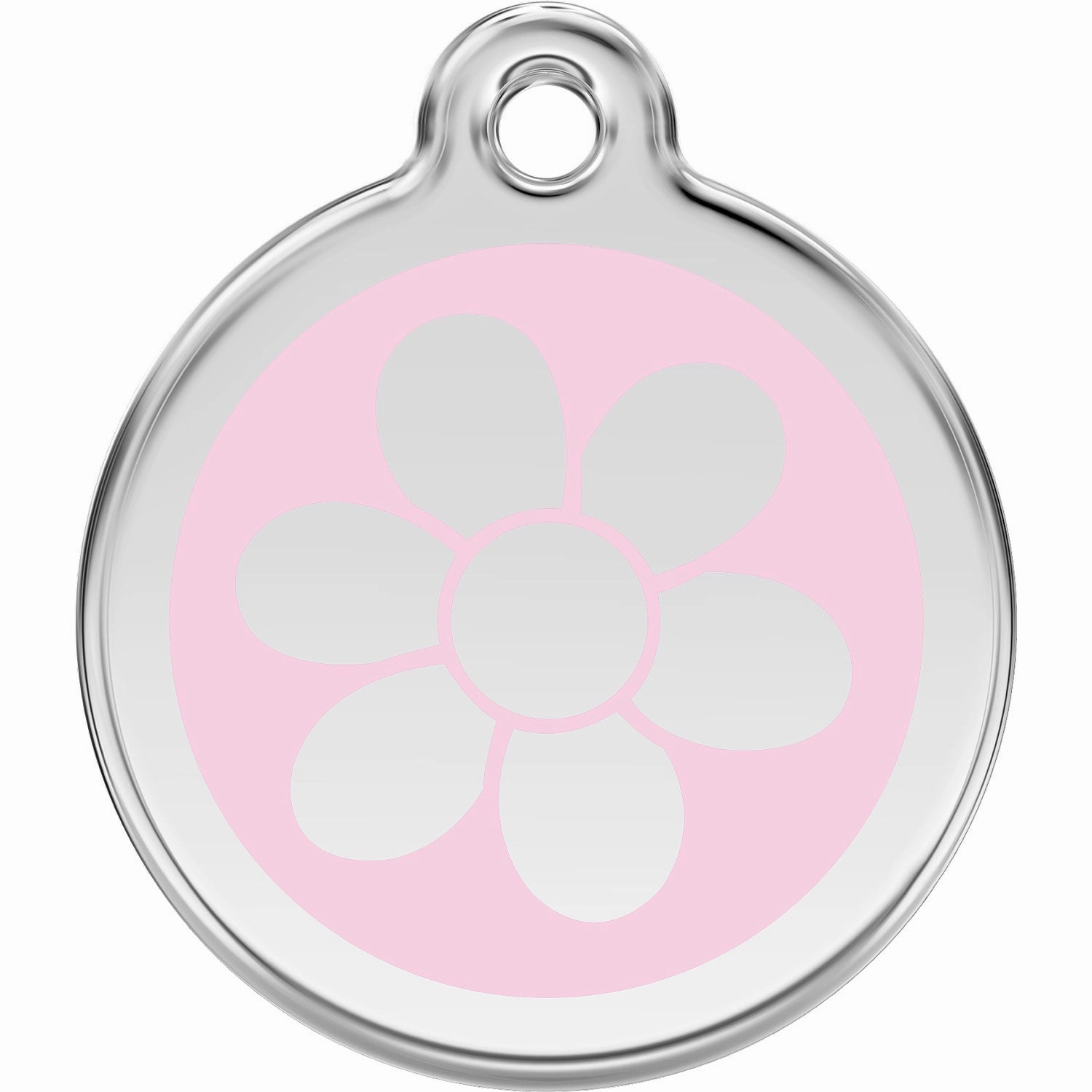 Red Dingo Flower Pet ID Dog Tags