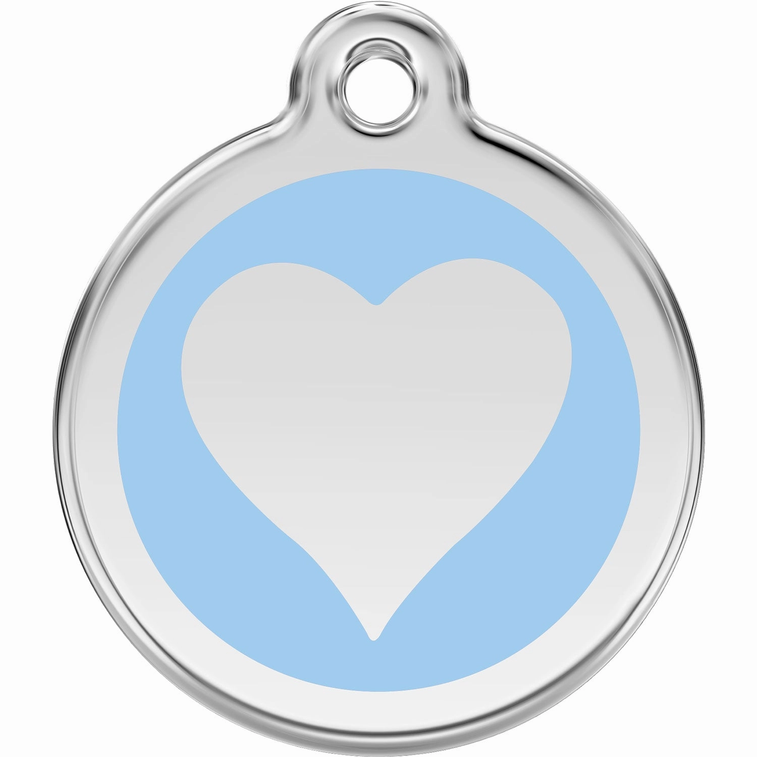 Red Dingo Heart Pet ID Dog Tags