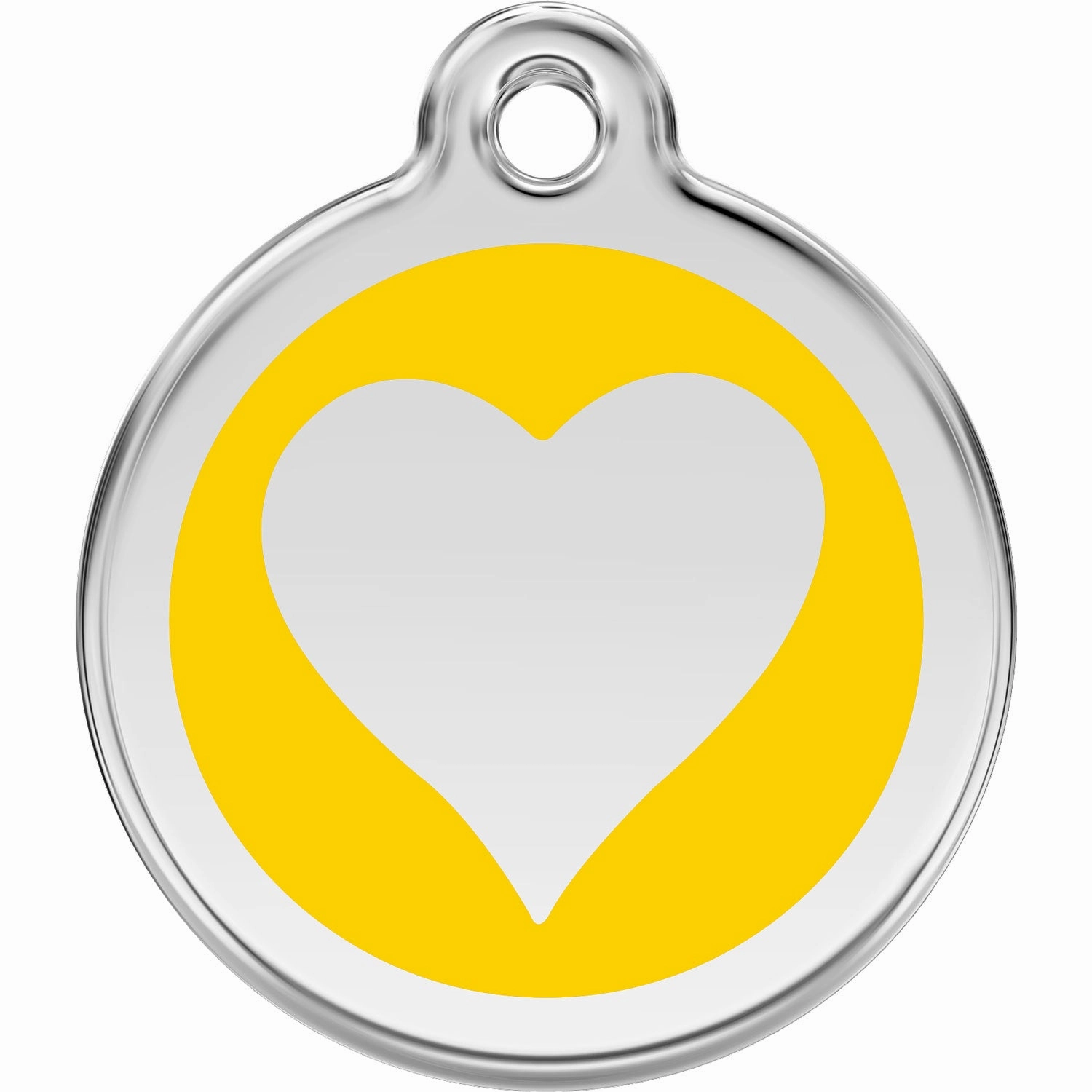 Red Dingo Heart Pet ID Dog Tags