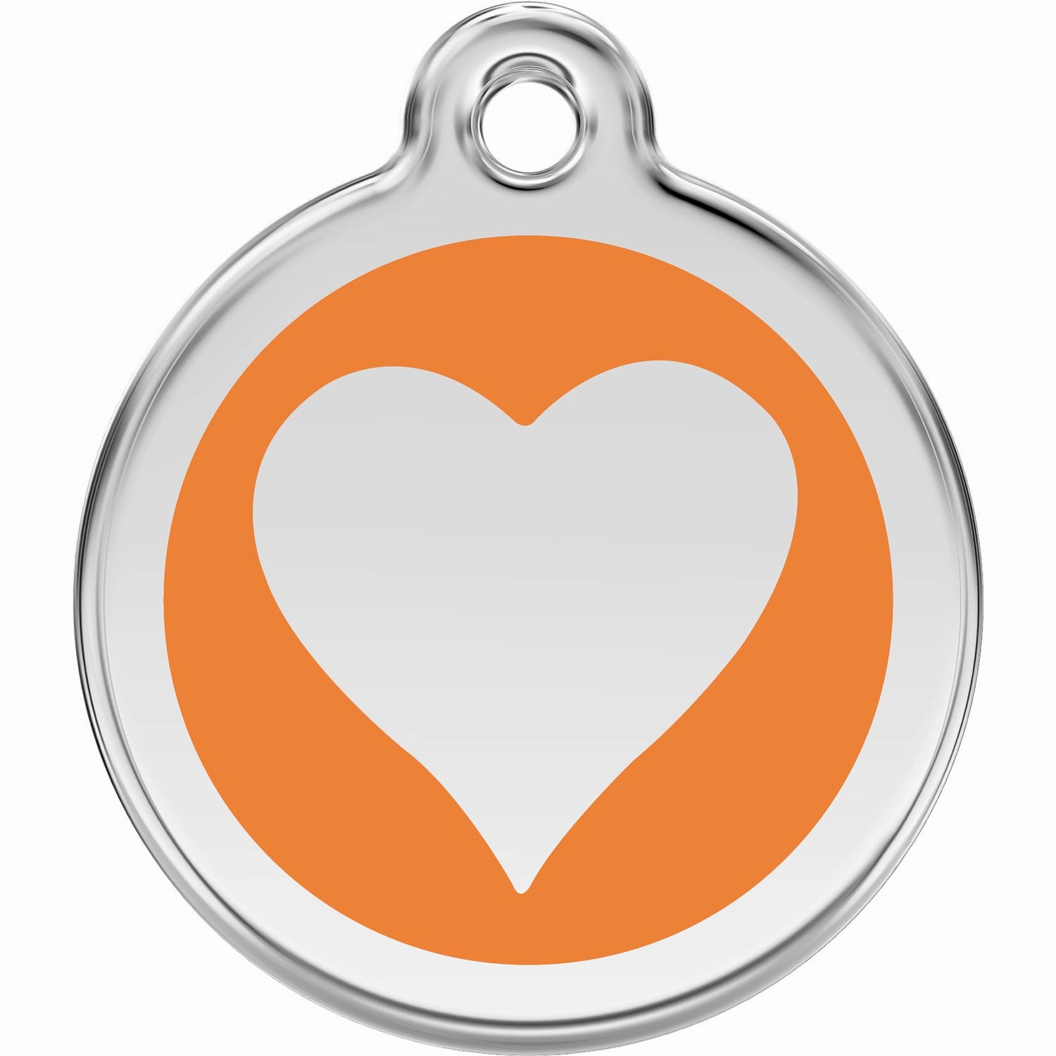 Red Dingo Heart Pet ID Dog Tags