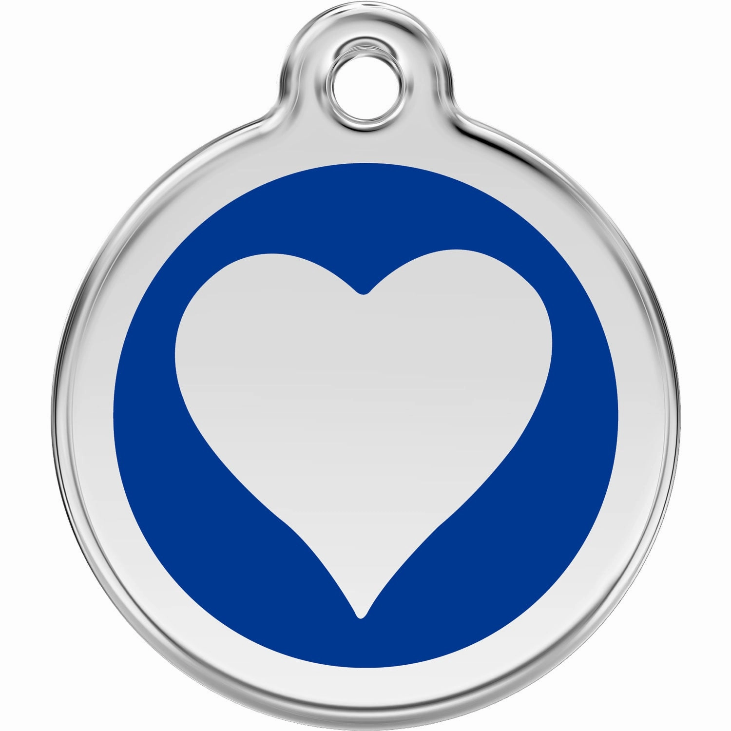 Red Dingo Heart Pet ID Dog Tags