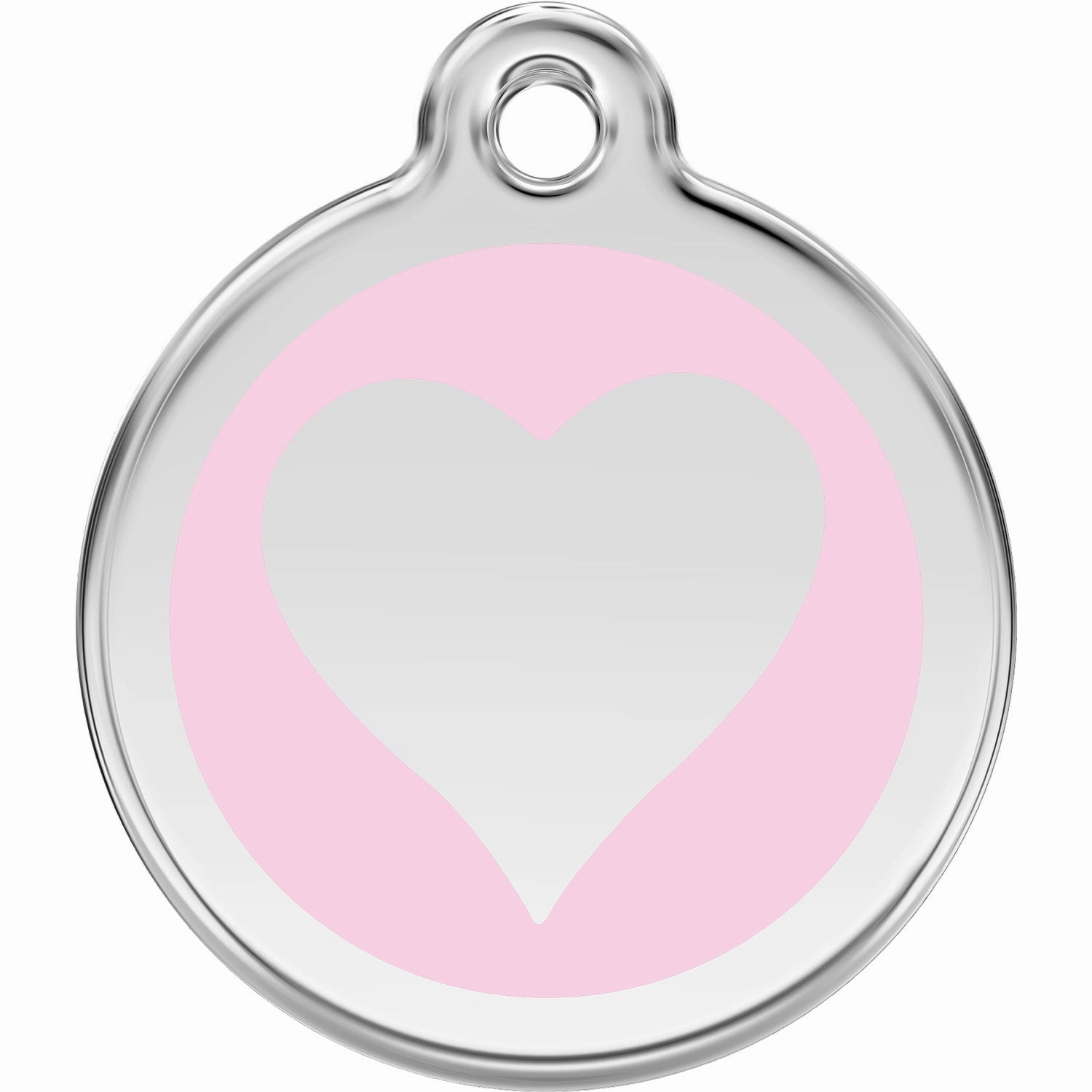 Red Dingo Heart Pet ID Dog Tags