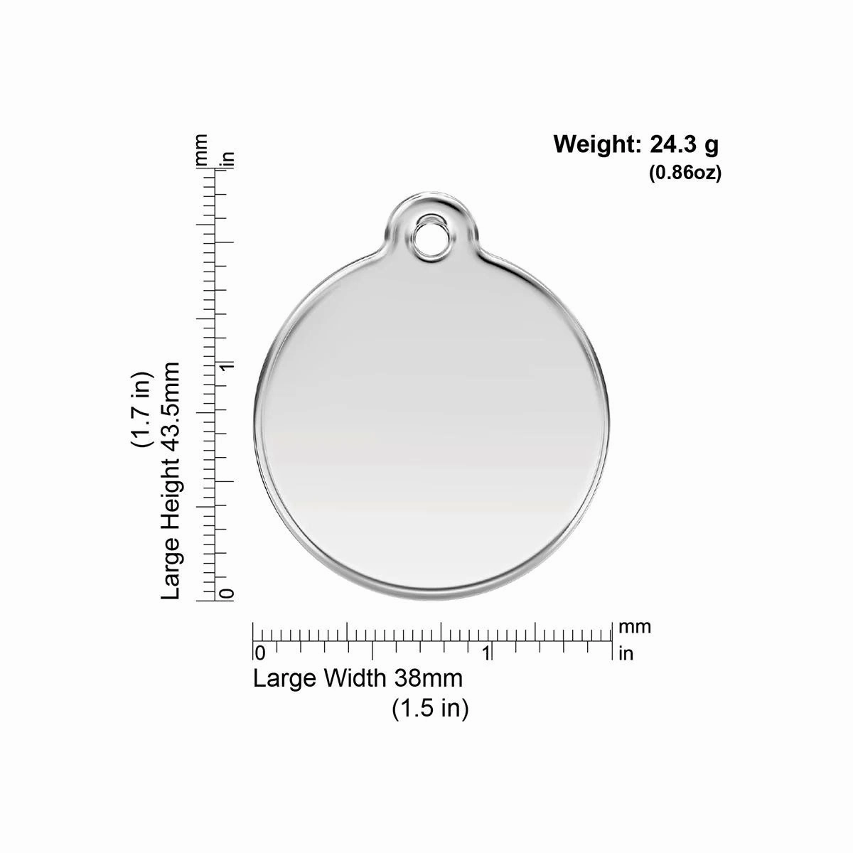 Red Dingo Medical ID Dog Tag