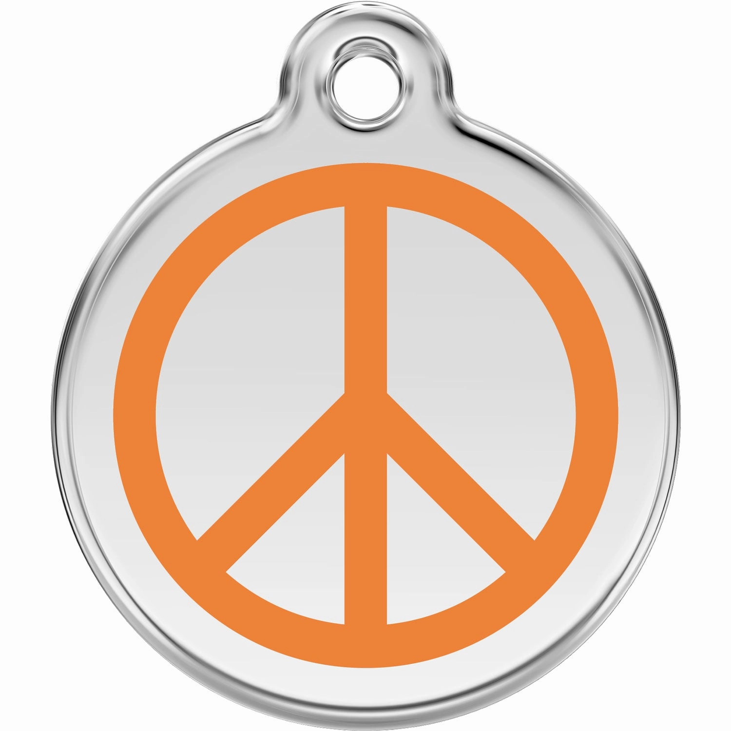 Red Dingo Peace Pet ID Dog Tags