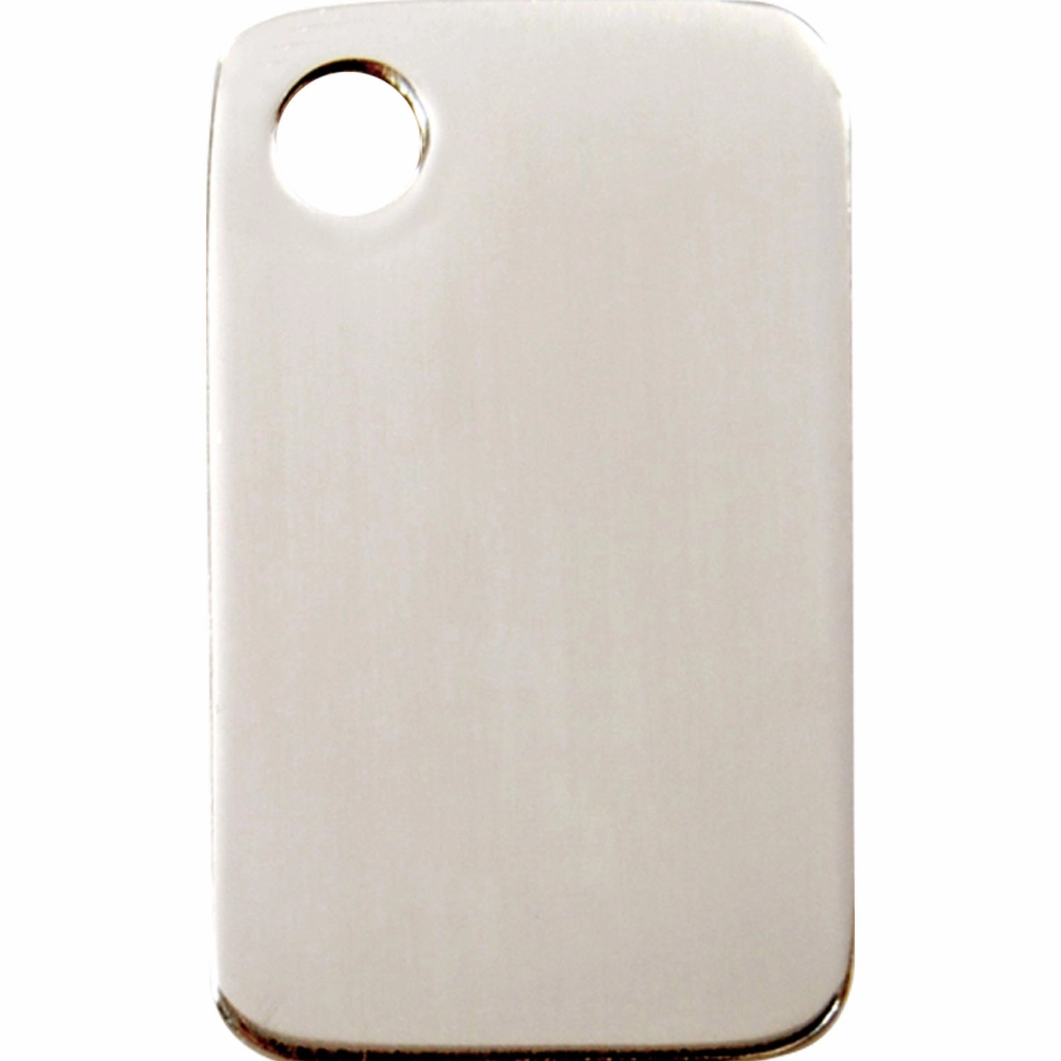Red Dingo Stainless Steel Rectangle Pet ID Dog Tags