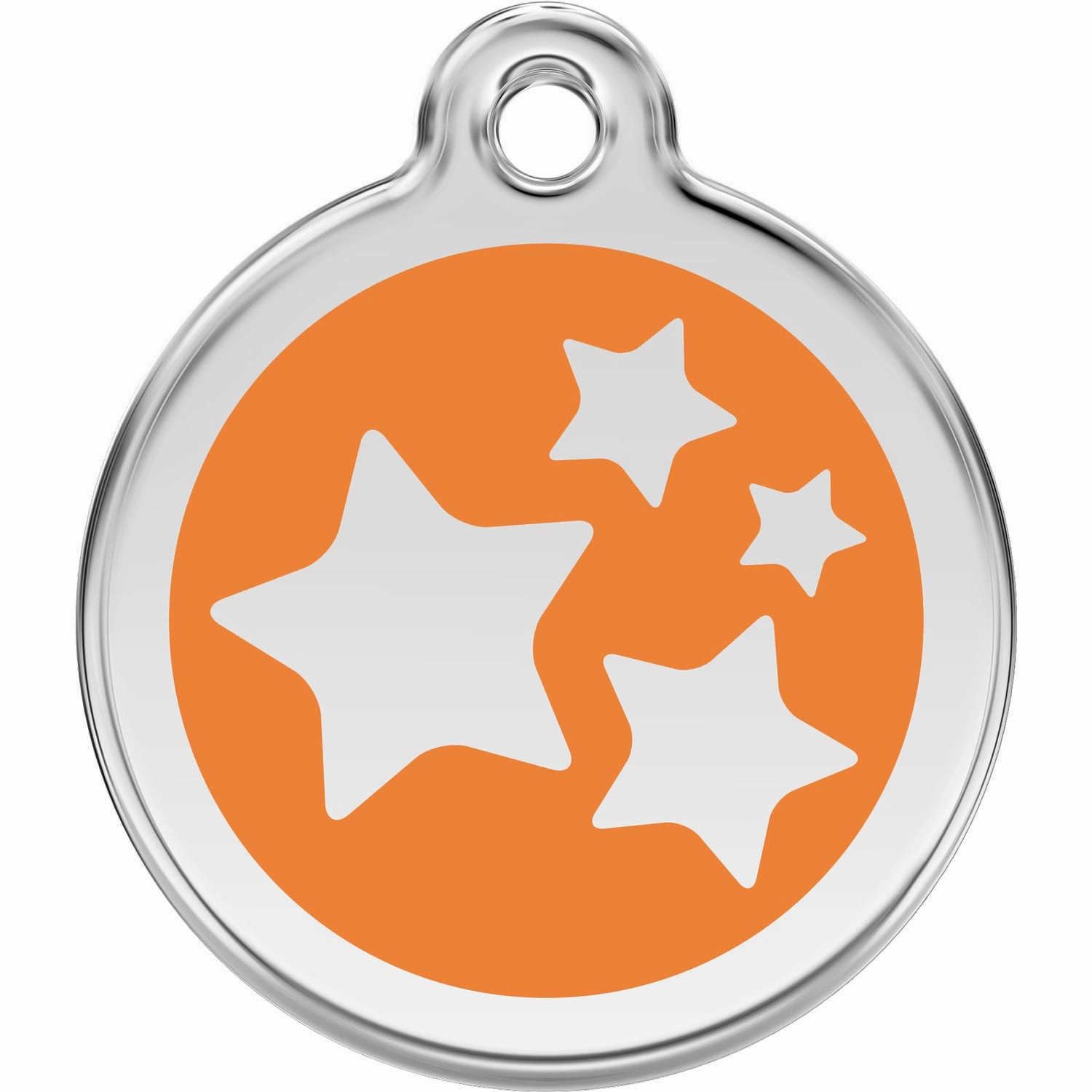 Red Dingo Stars Pet ID Dog Tags