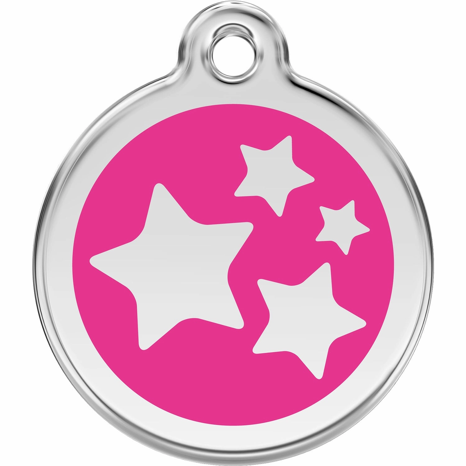 Red Dingo Stars Pet ID Dog Tags