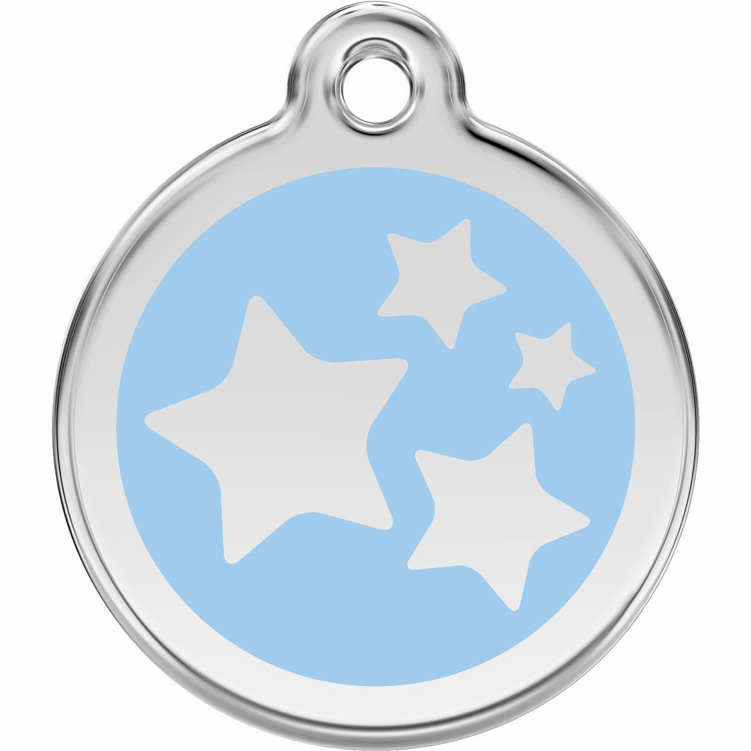 Red Dingo Stars Pet ID Dog Tags