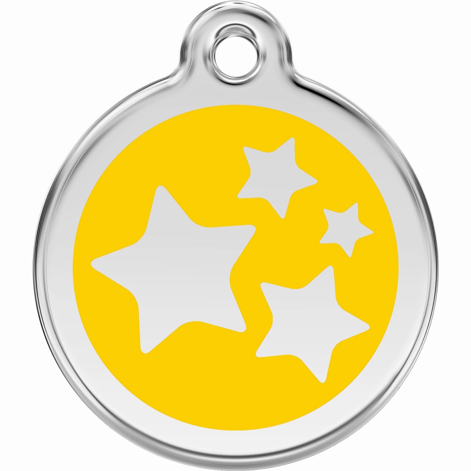 Red Dingo Stars Pet ID Dog Tags