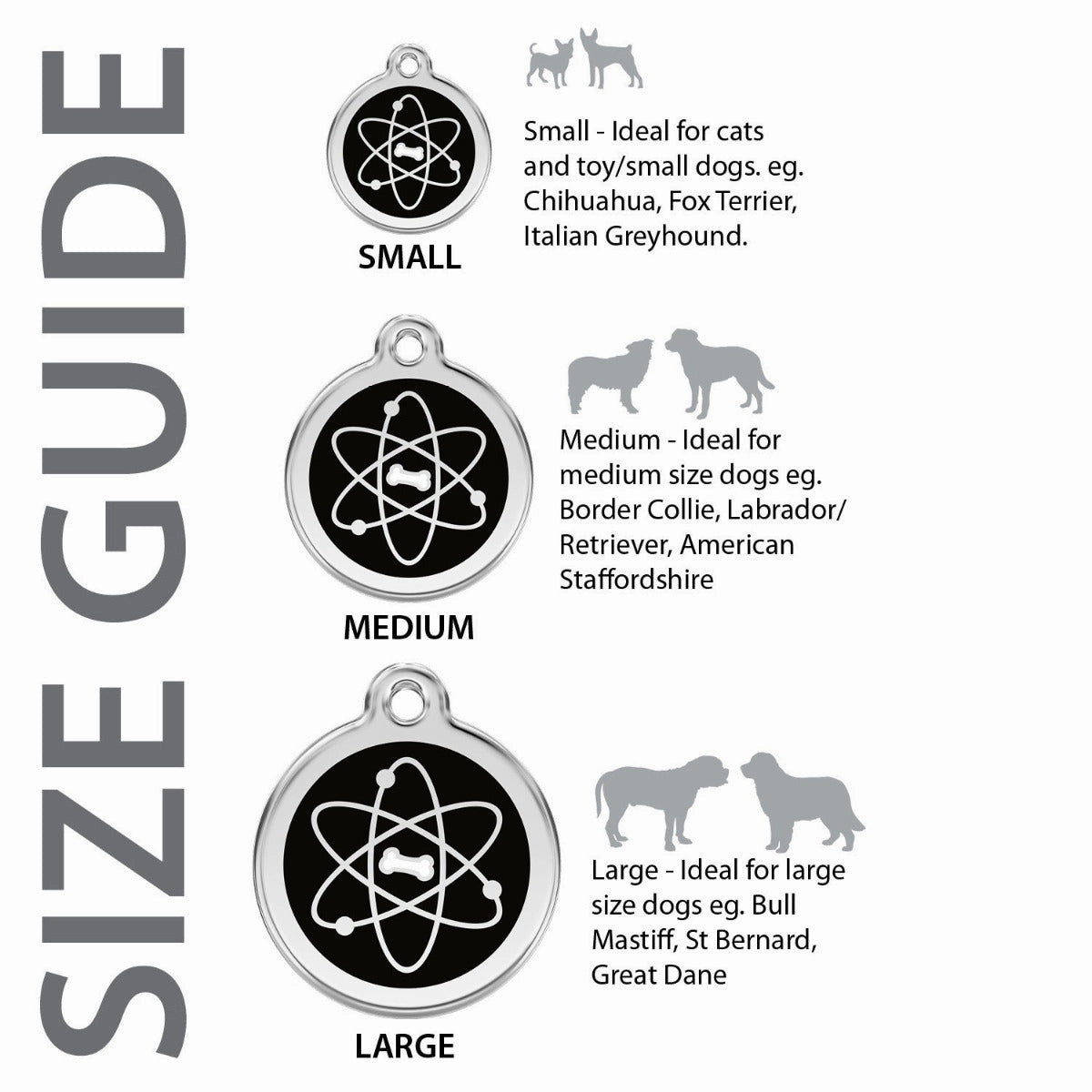 Red Dingo Swiss Cross Pet ID Dog Tags
