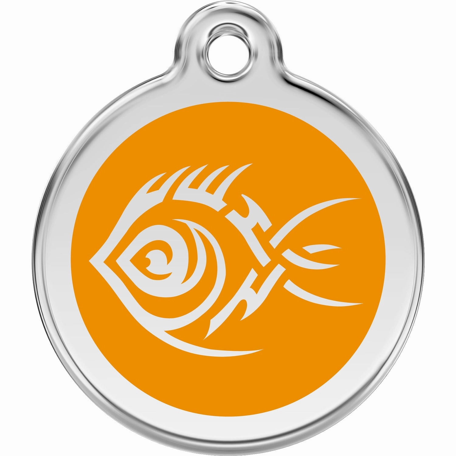 Red Dingo Tribal Fish Pet ID Dog Tags