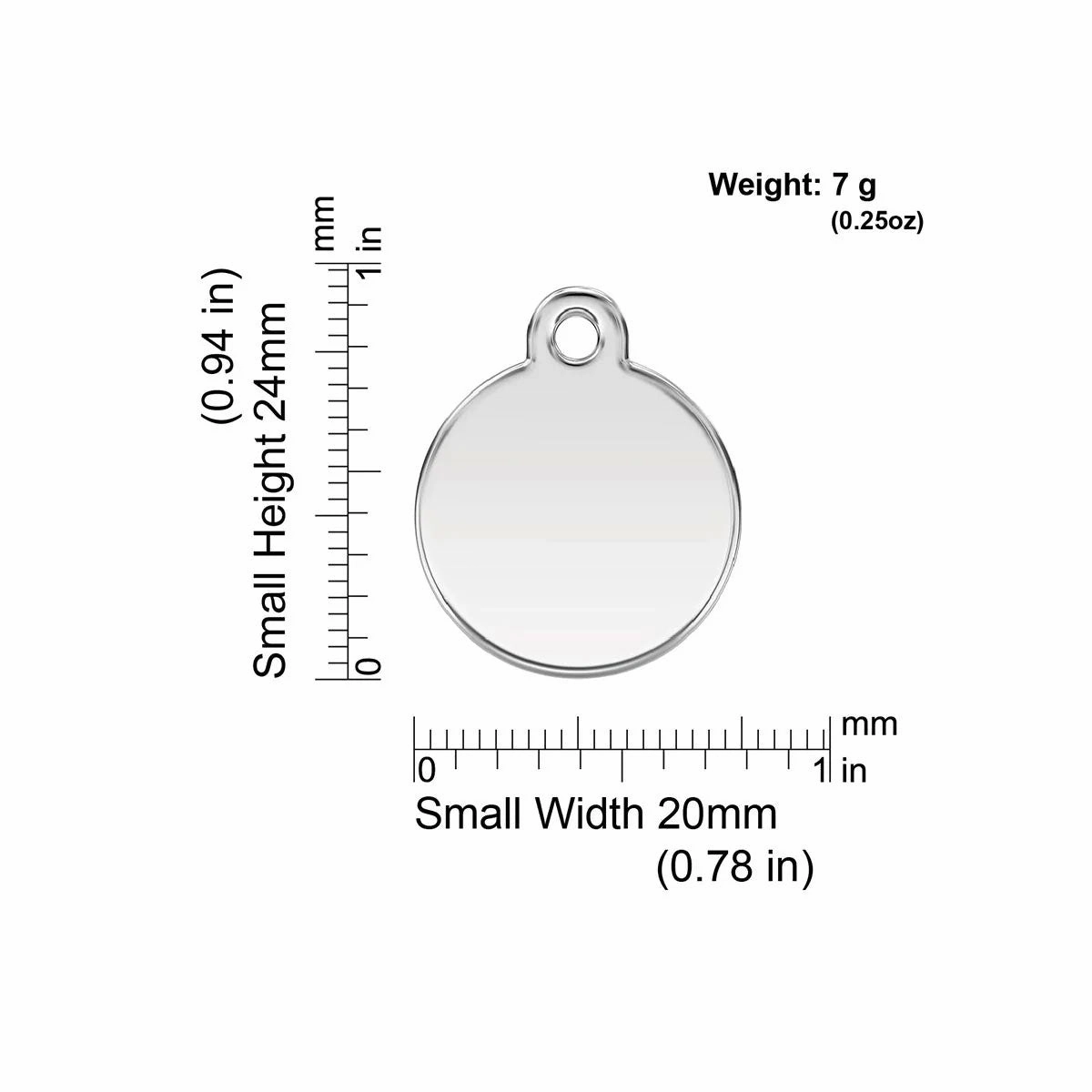 Red Dingo Ying Yang Pet ID Dog Tags
