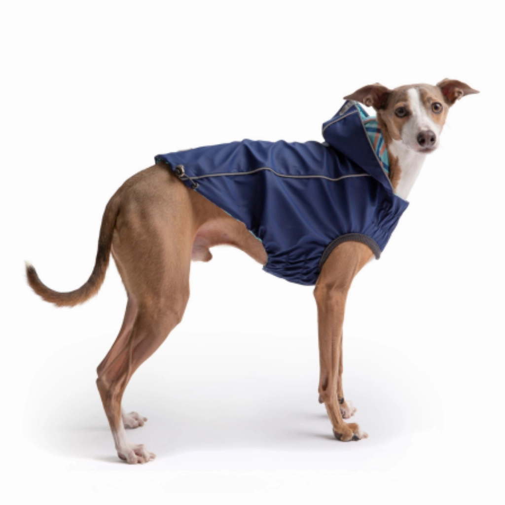 Reversible Raincoat Navy